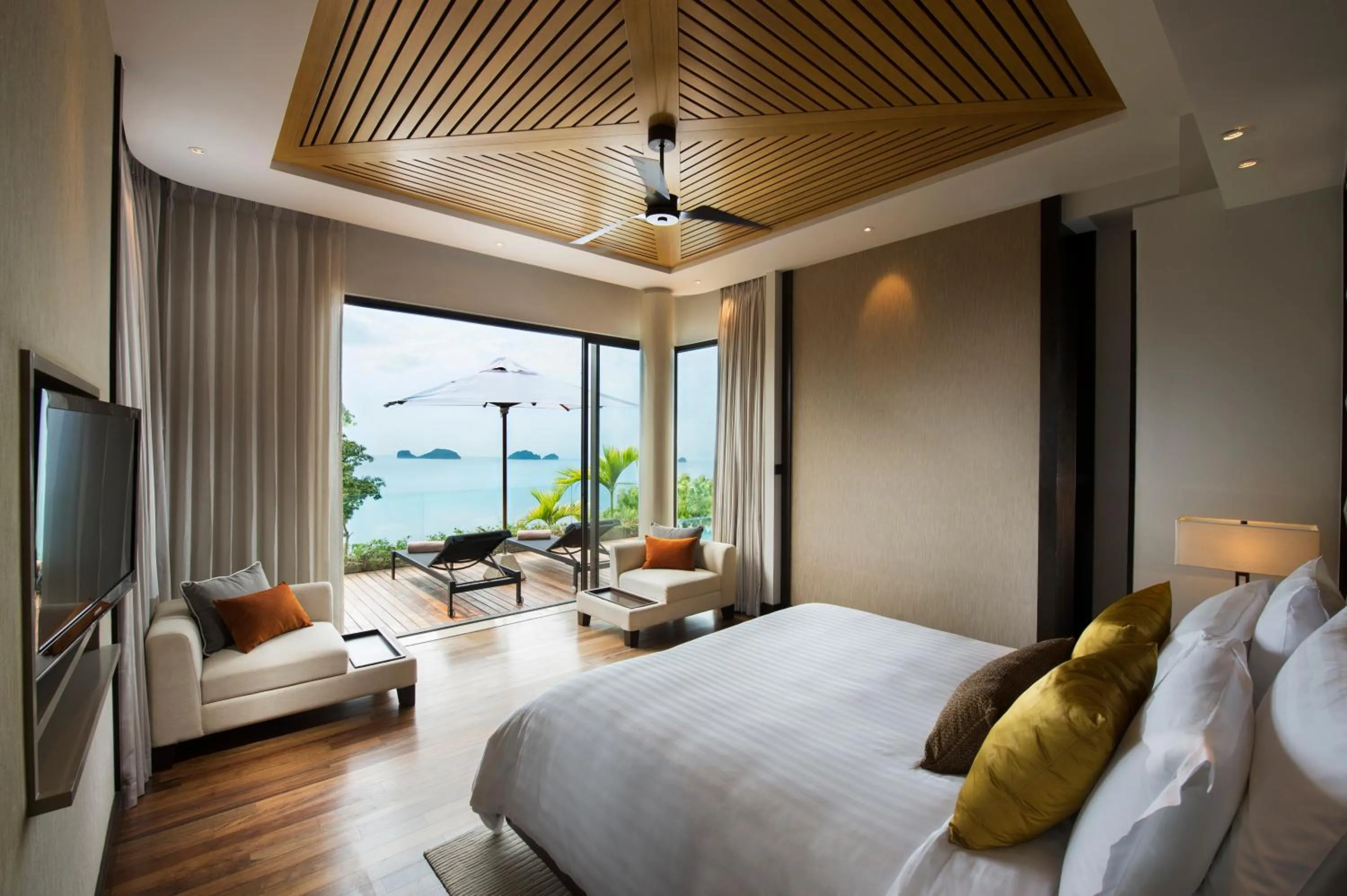 Natural landscape, Bed in Conrad Koh Samui