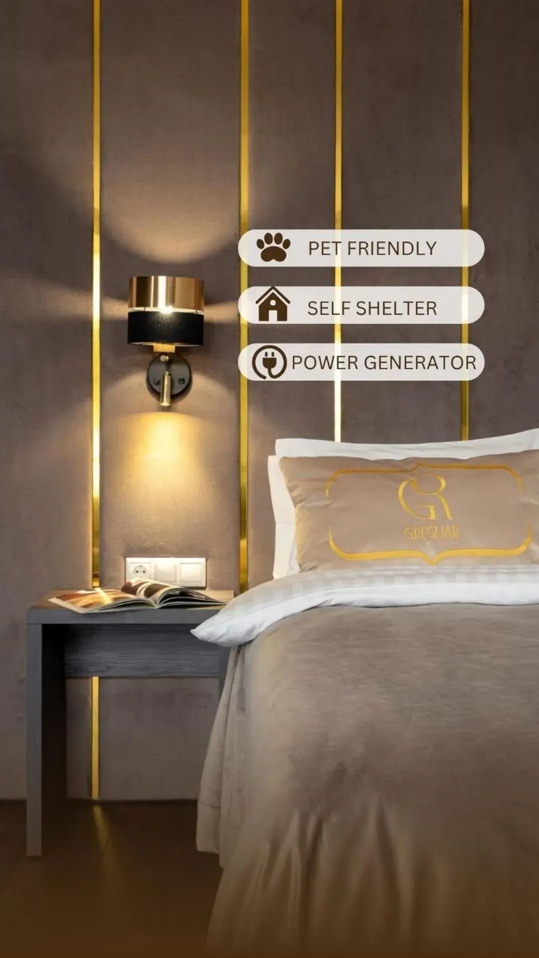 Bedroom, Bed in Greguar Hotel by UHM Bedroom, Bed in Greguar Hotel by UHM