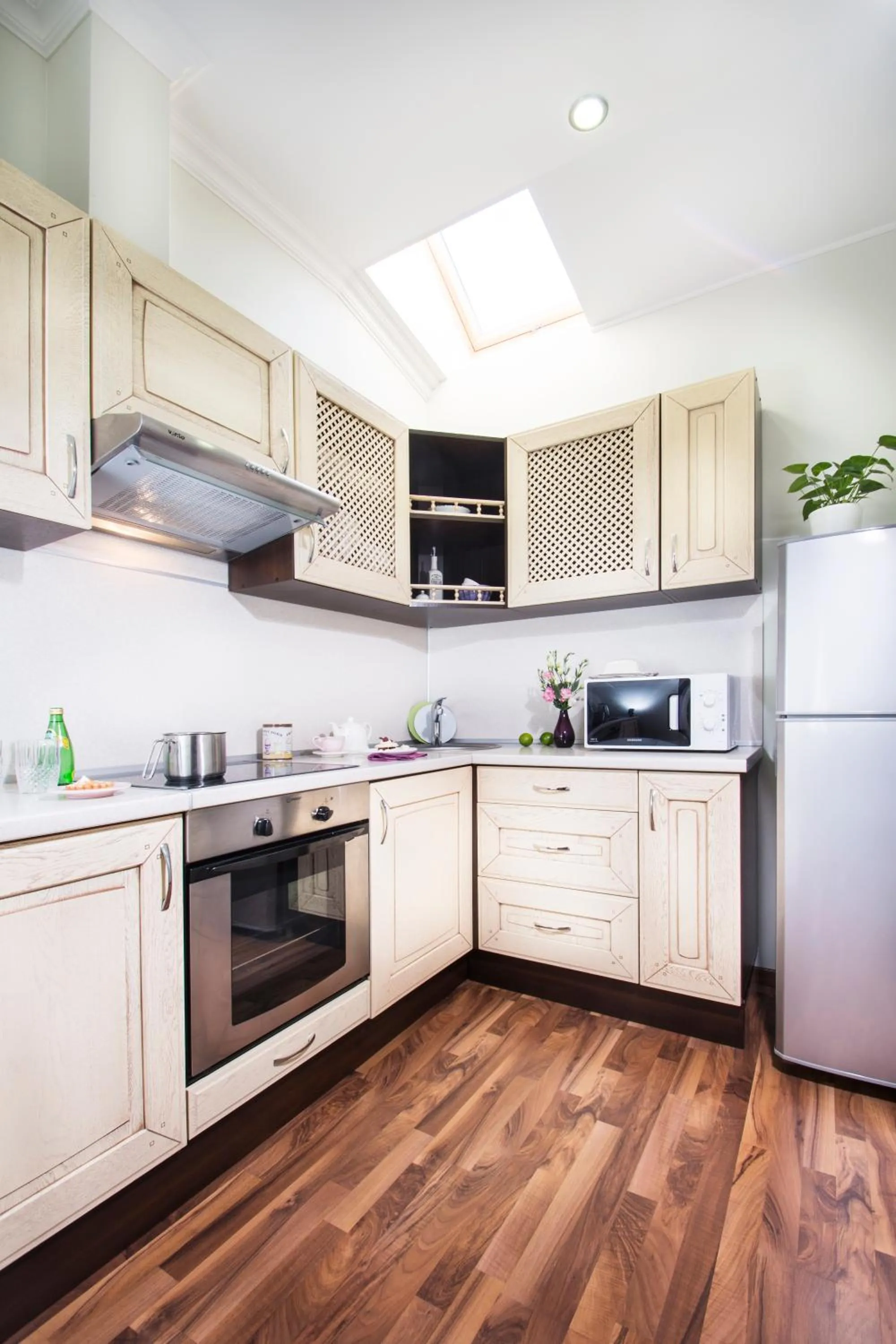 Kitchen or kitchenette in Greguar Hotel by UHM