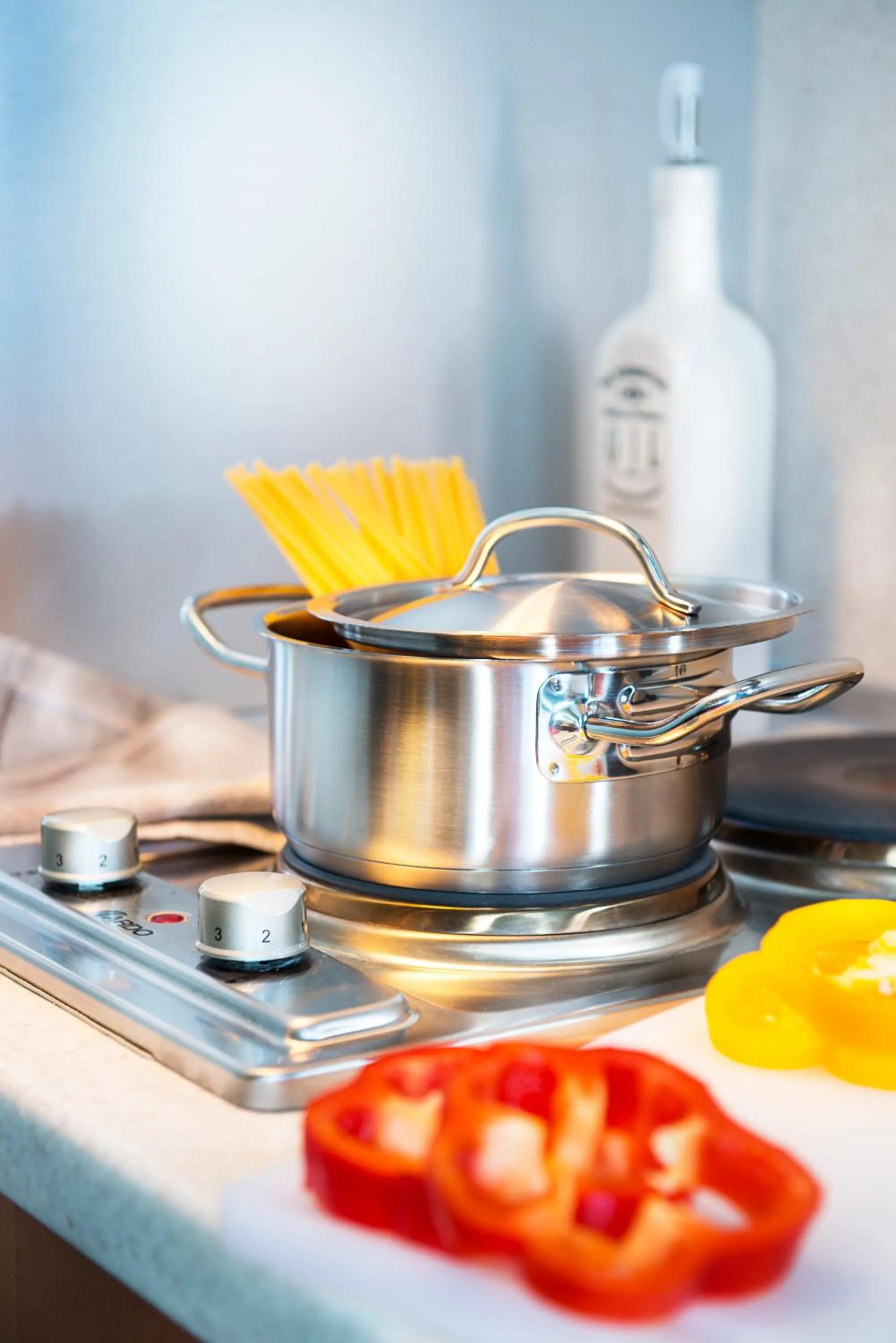 Kitchen or kitchenette in Greguar Hotel by UHM