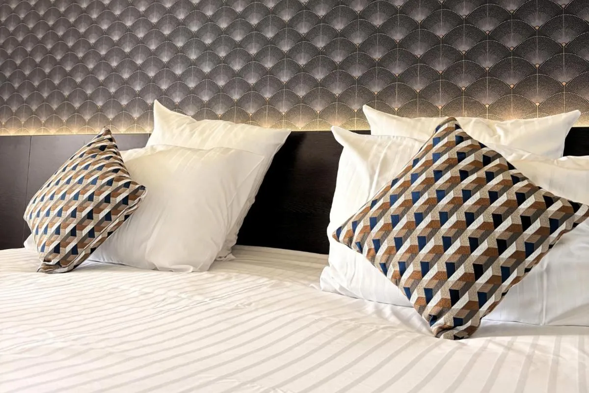 Bed in Le Thalassa Hôtel & Spa
