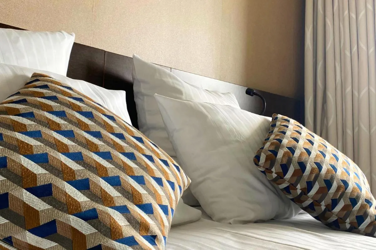 Bed in Le Thalassa Hôtel & Spa