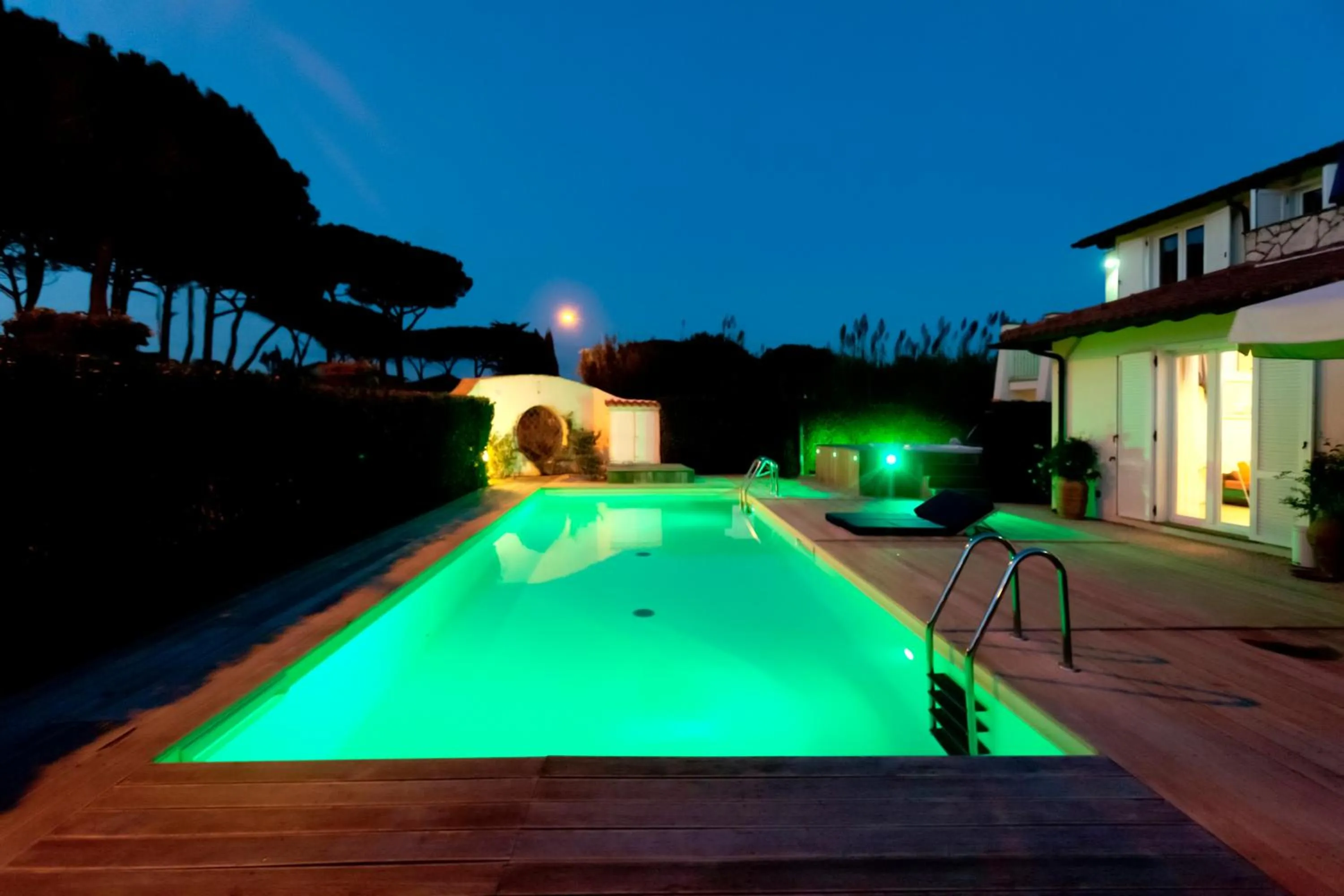 Patio in Hotel Villa Smeraldo