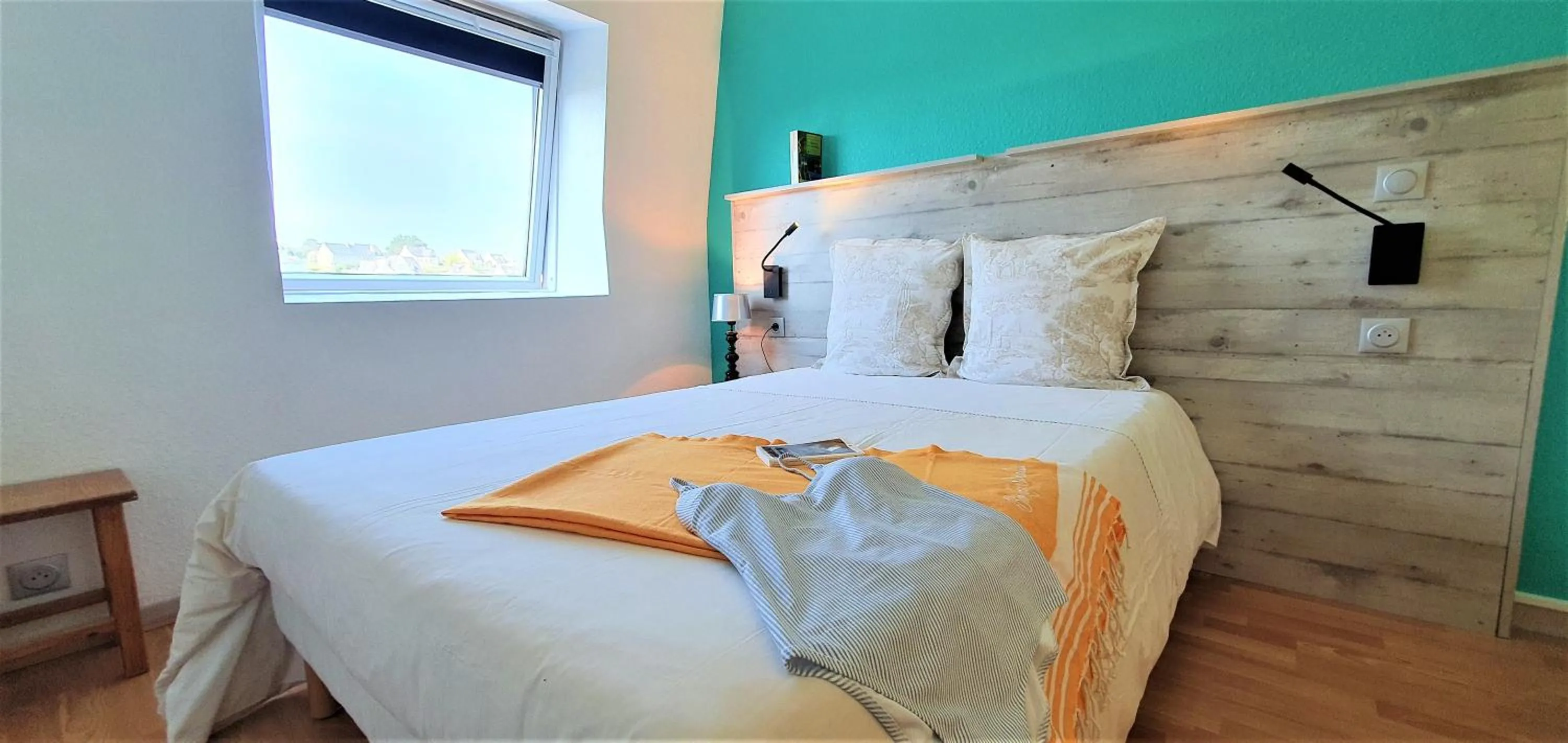 Bed in Appart'Hôtel du Bout du Monde
