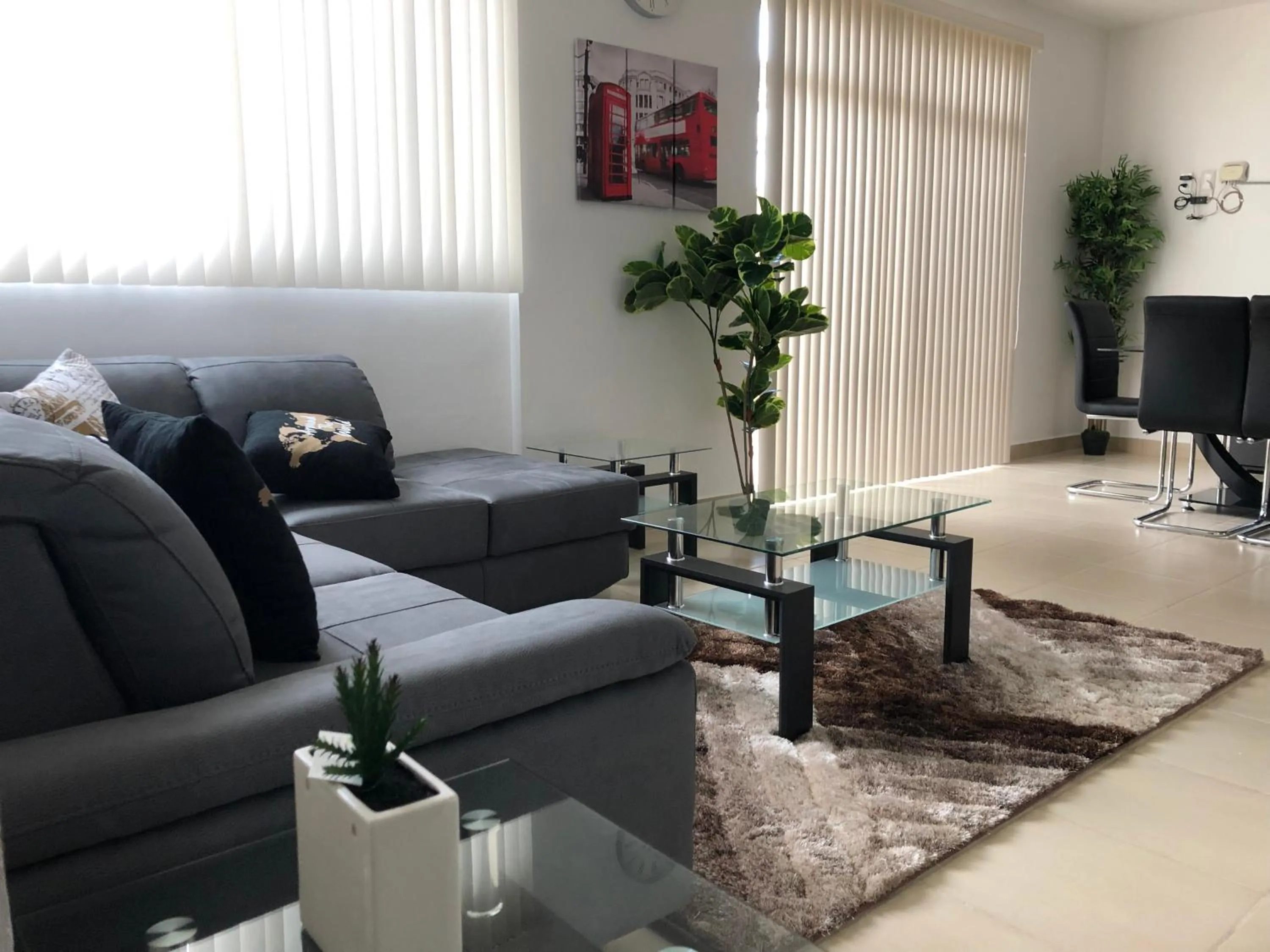 Living room in Beach Haus-Punta Estrella