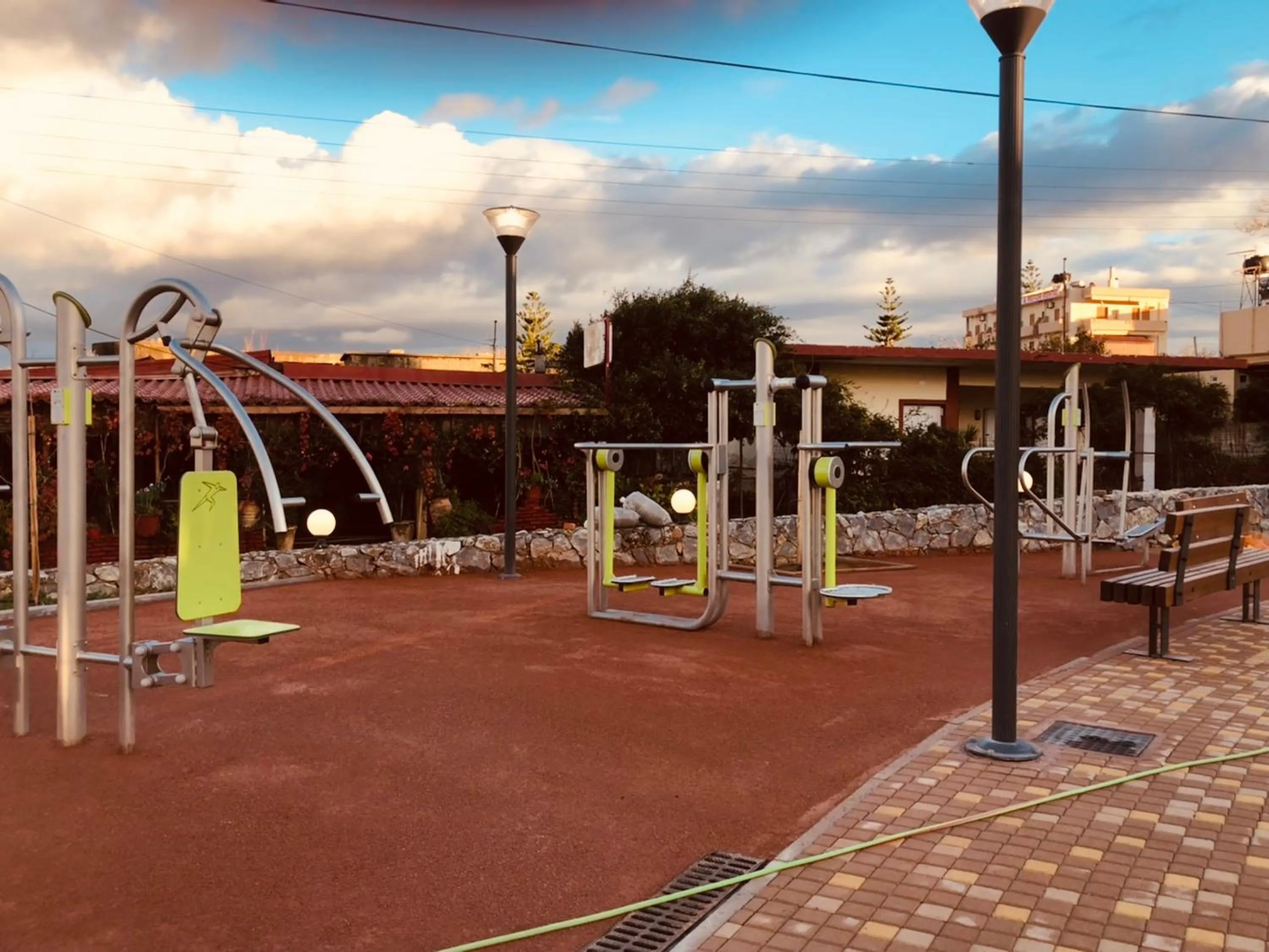 Children play ground in Solon Apartments