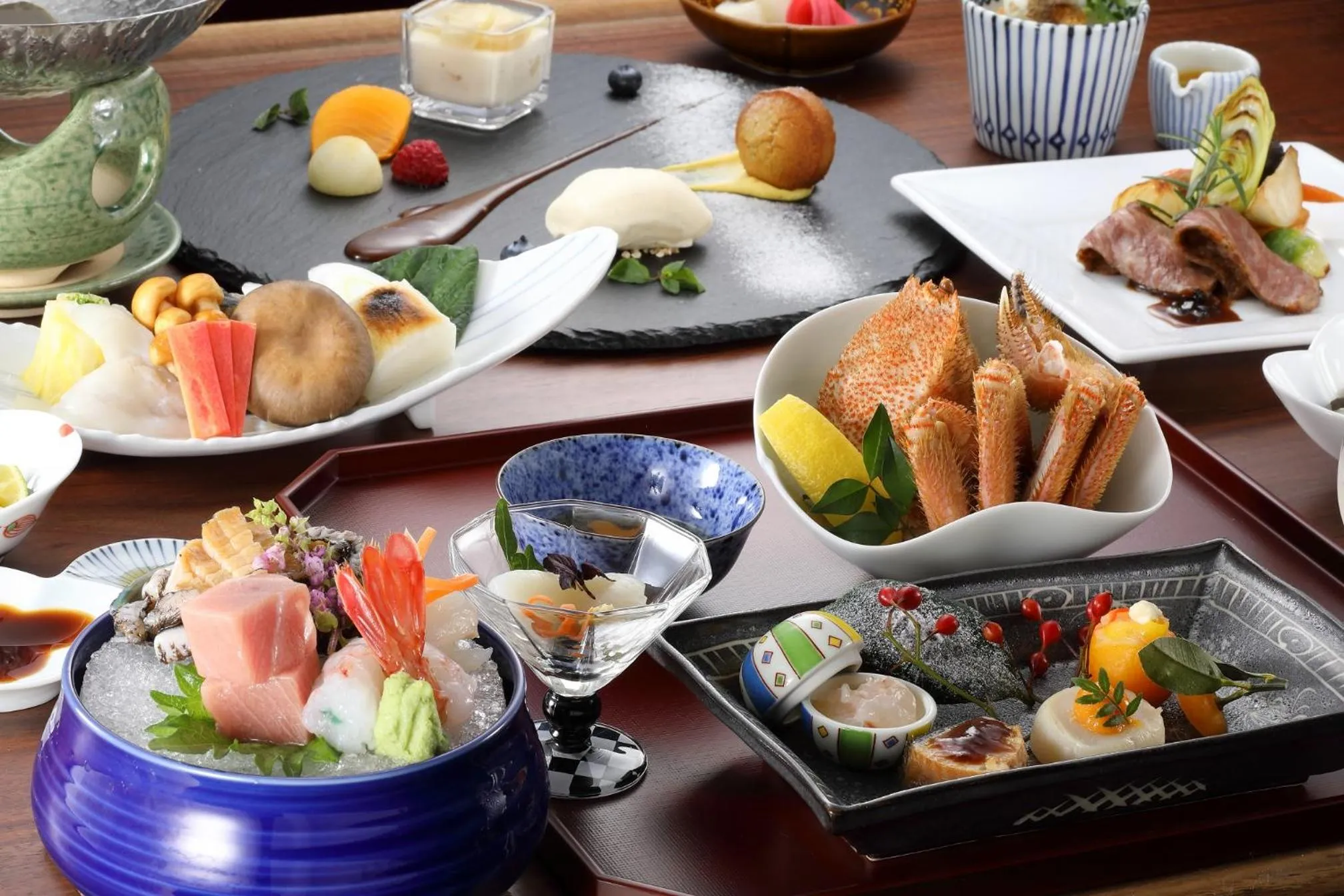 Dinner in Heiseikan Shiosaitei Hanatsuki