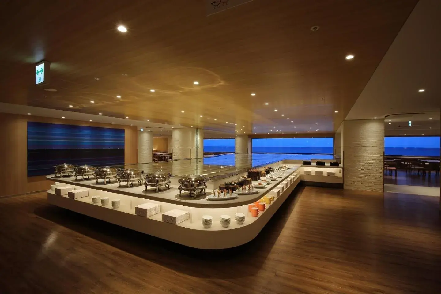 Buffet breakfast in Heiseikan Shiosaitei Hanatsuki Buffet breakfast in Heiseikan Shiosaitei Hanatsuki