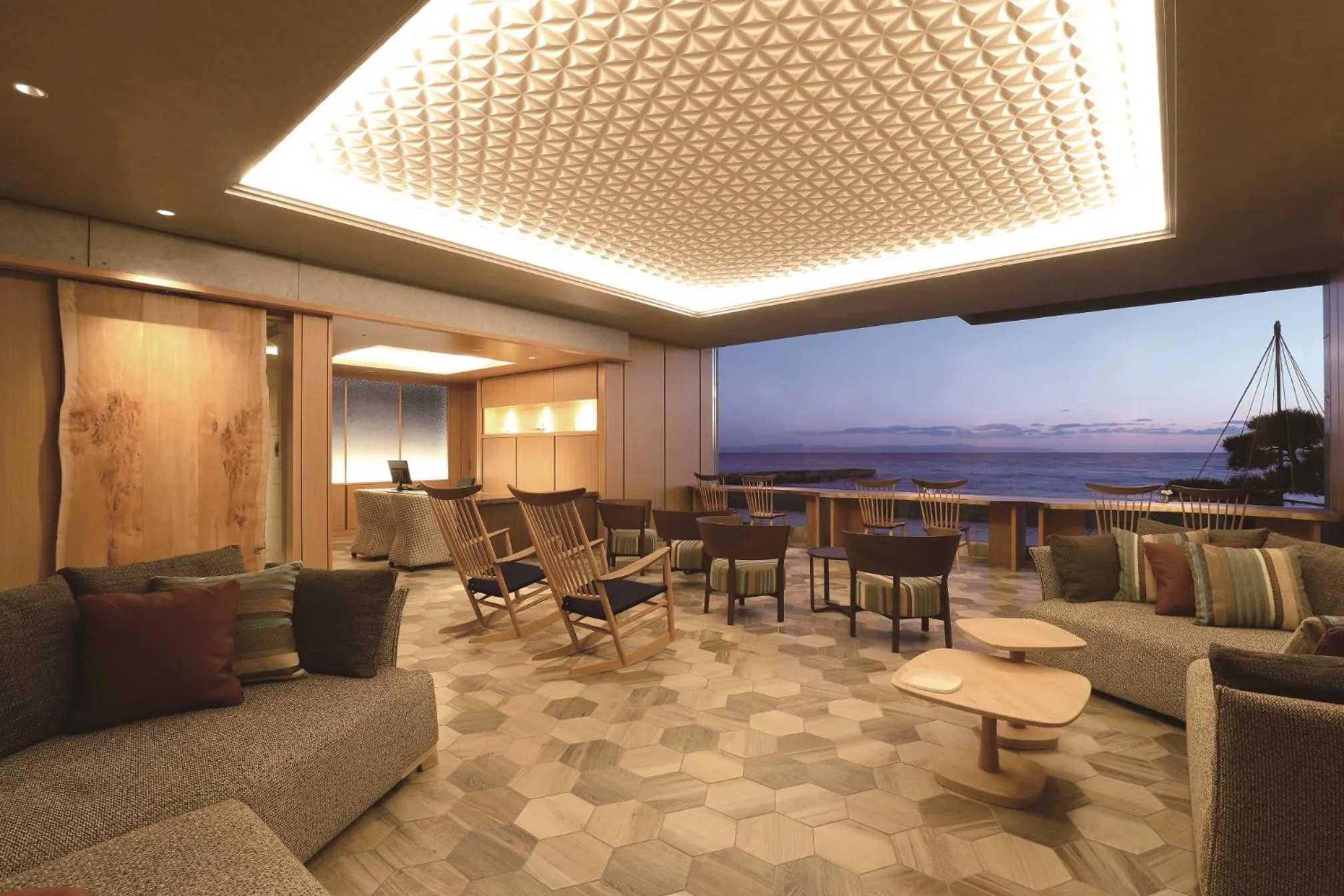 Lobby or reception in Heiseikan Shiosaitei Hanatsuki