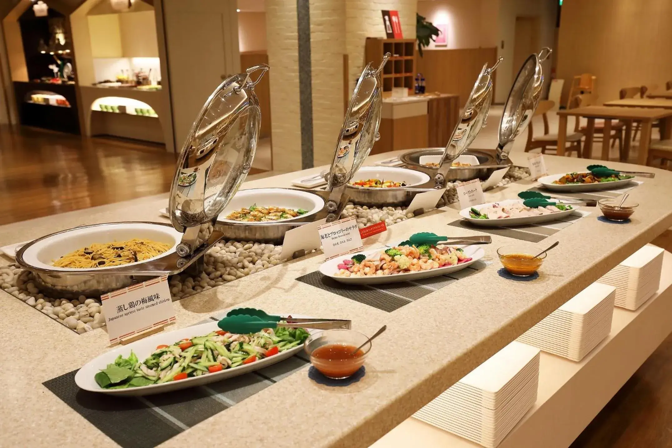 Buffet breakfast in Heiseikan Shiosaitei Hanatsuki Buffet breakfast in Heiseikan Shiosaitei Hanatsuki