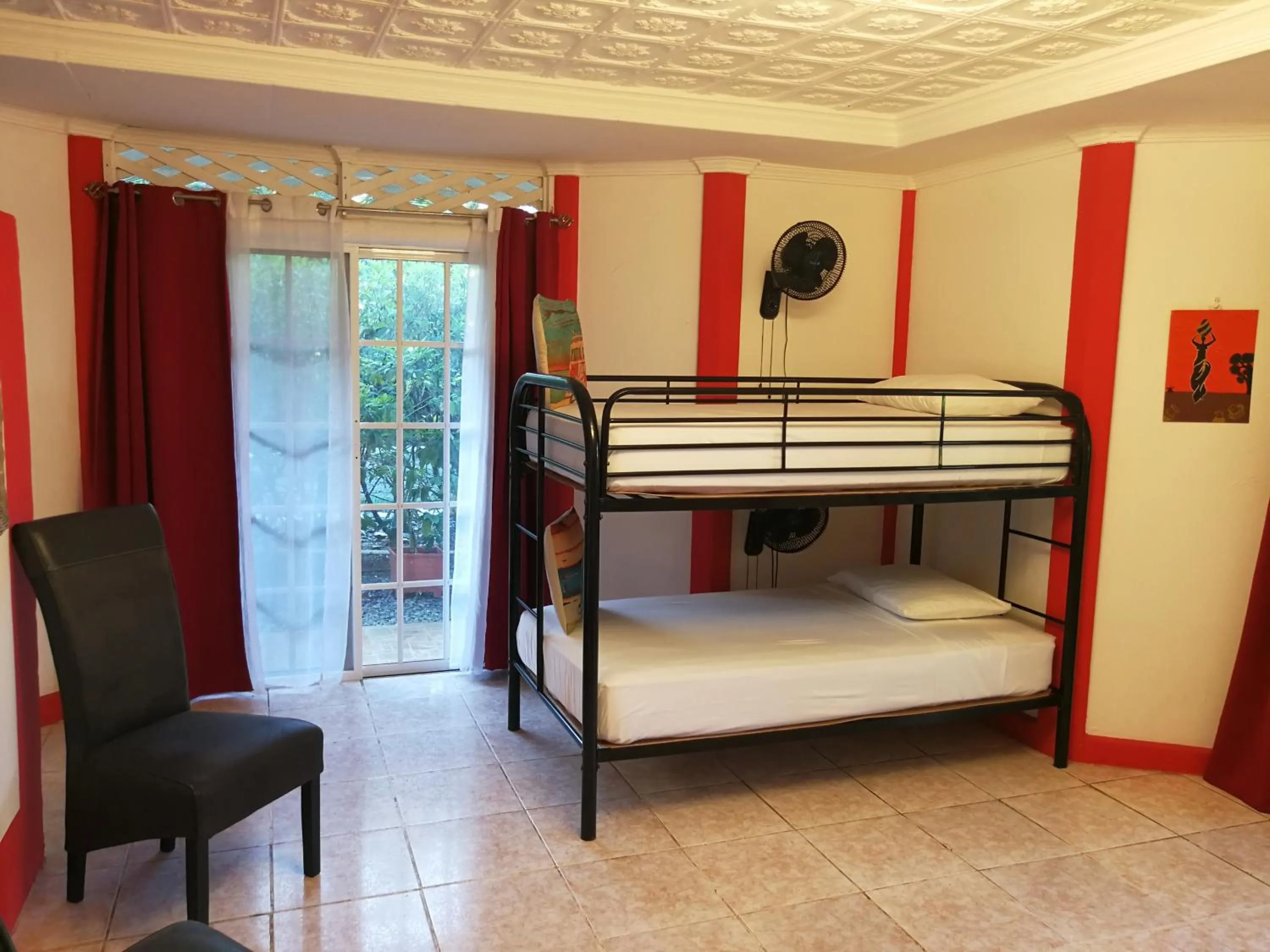 Bed in Secret Garden