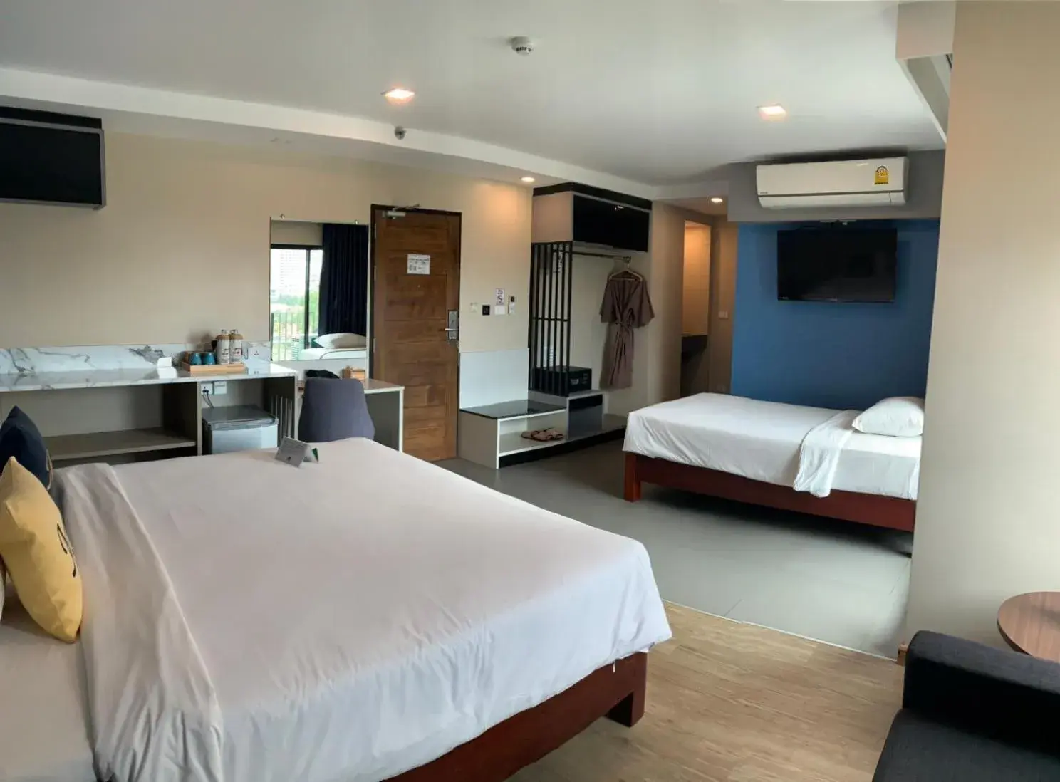 Bed in LawinTa Hotel Pattaya