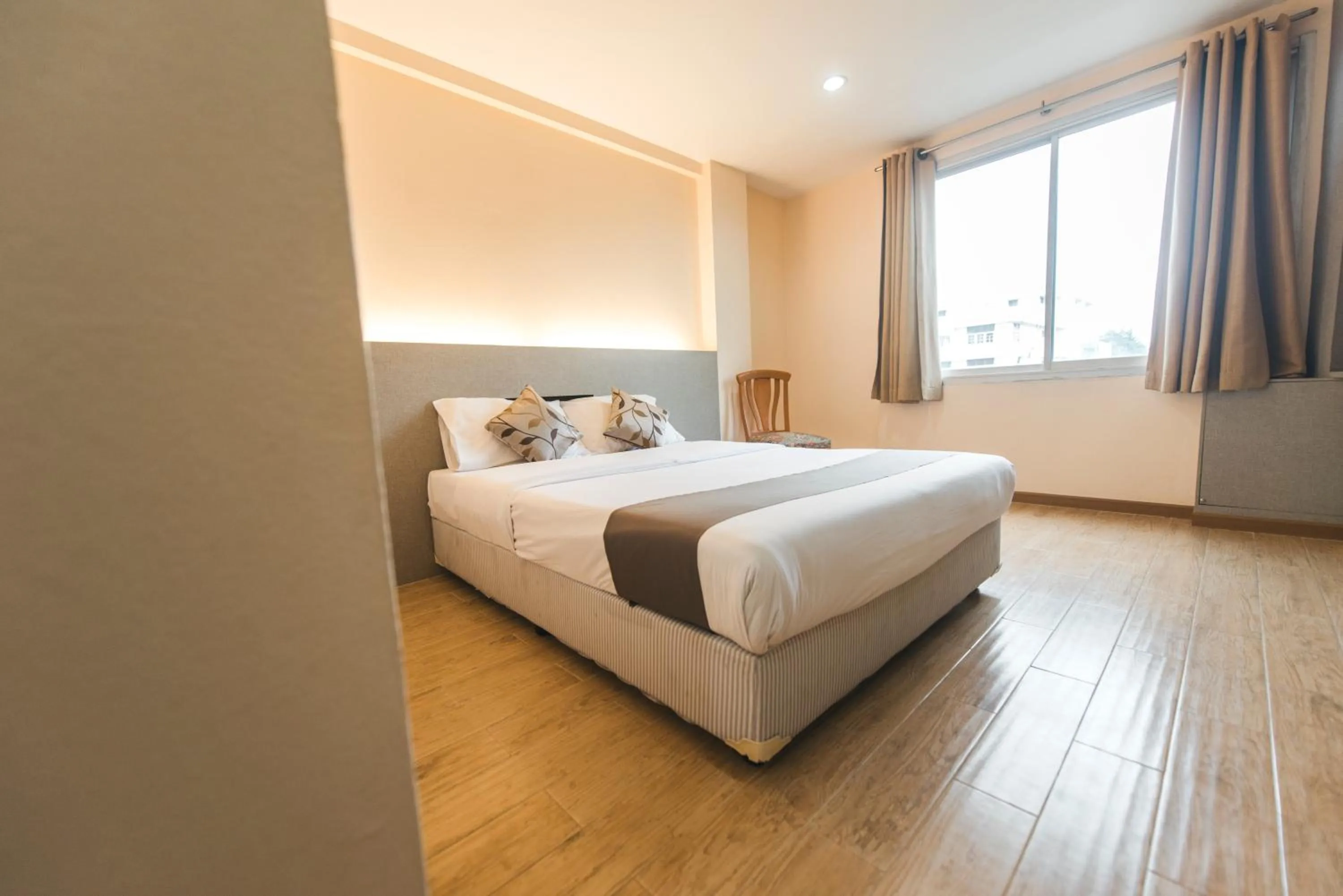 Bed in K.S.Pavilion Hotel