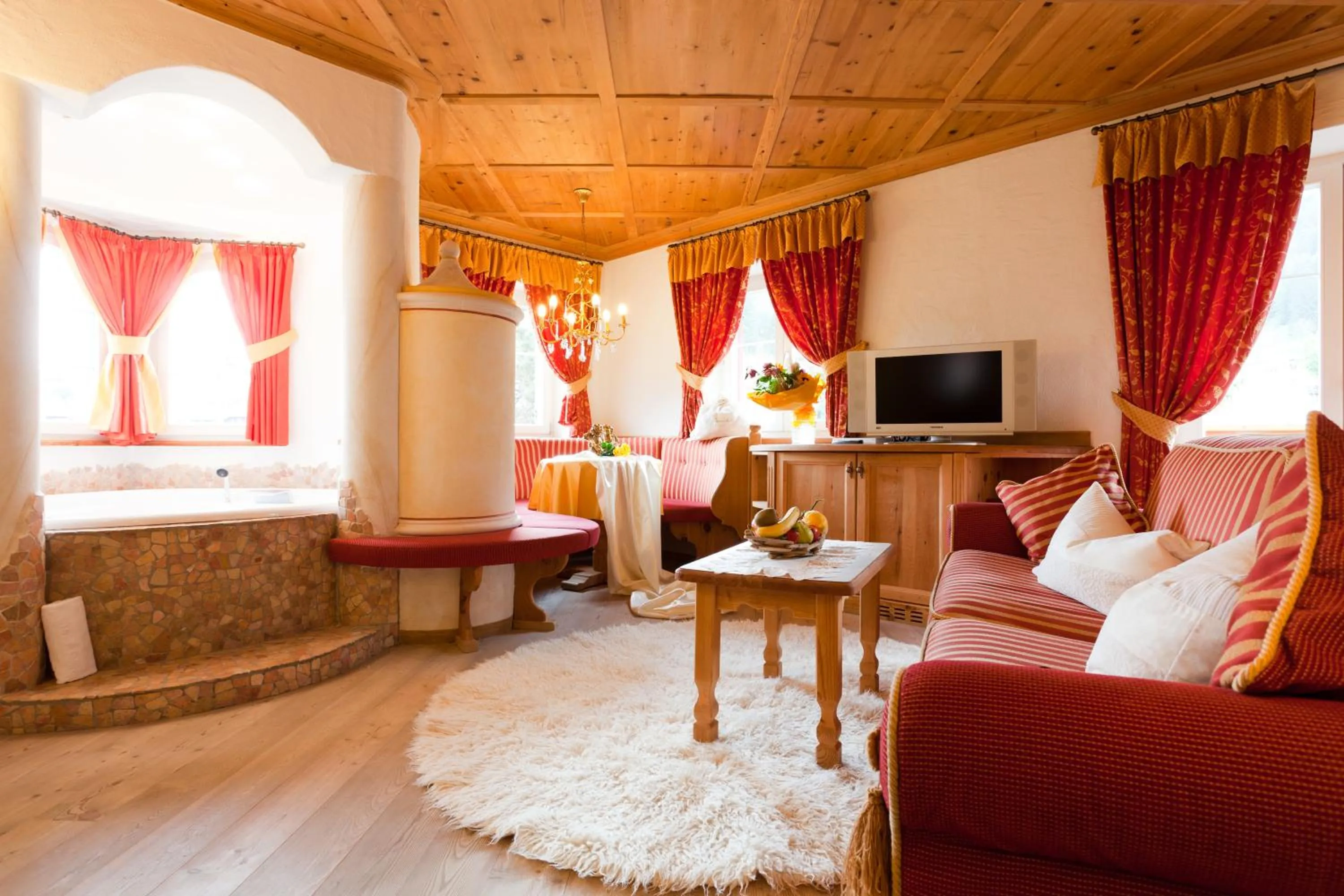 Seating area in Nature Wellness Hotel Renato