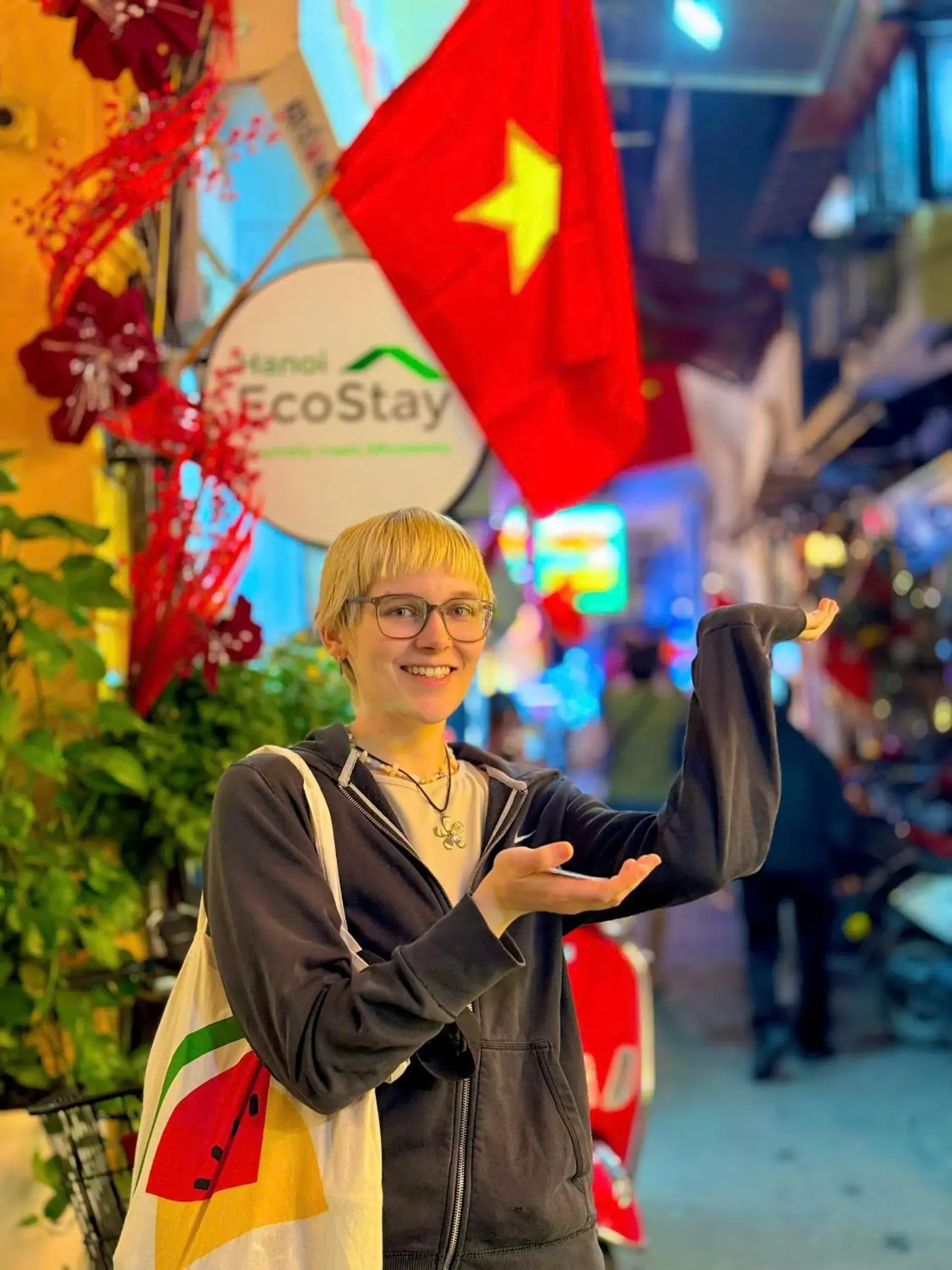 Property building in Hanoi EcoStay 2 hostel Property building in Hanoi EcoStay 2 hostel