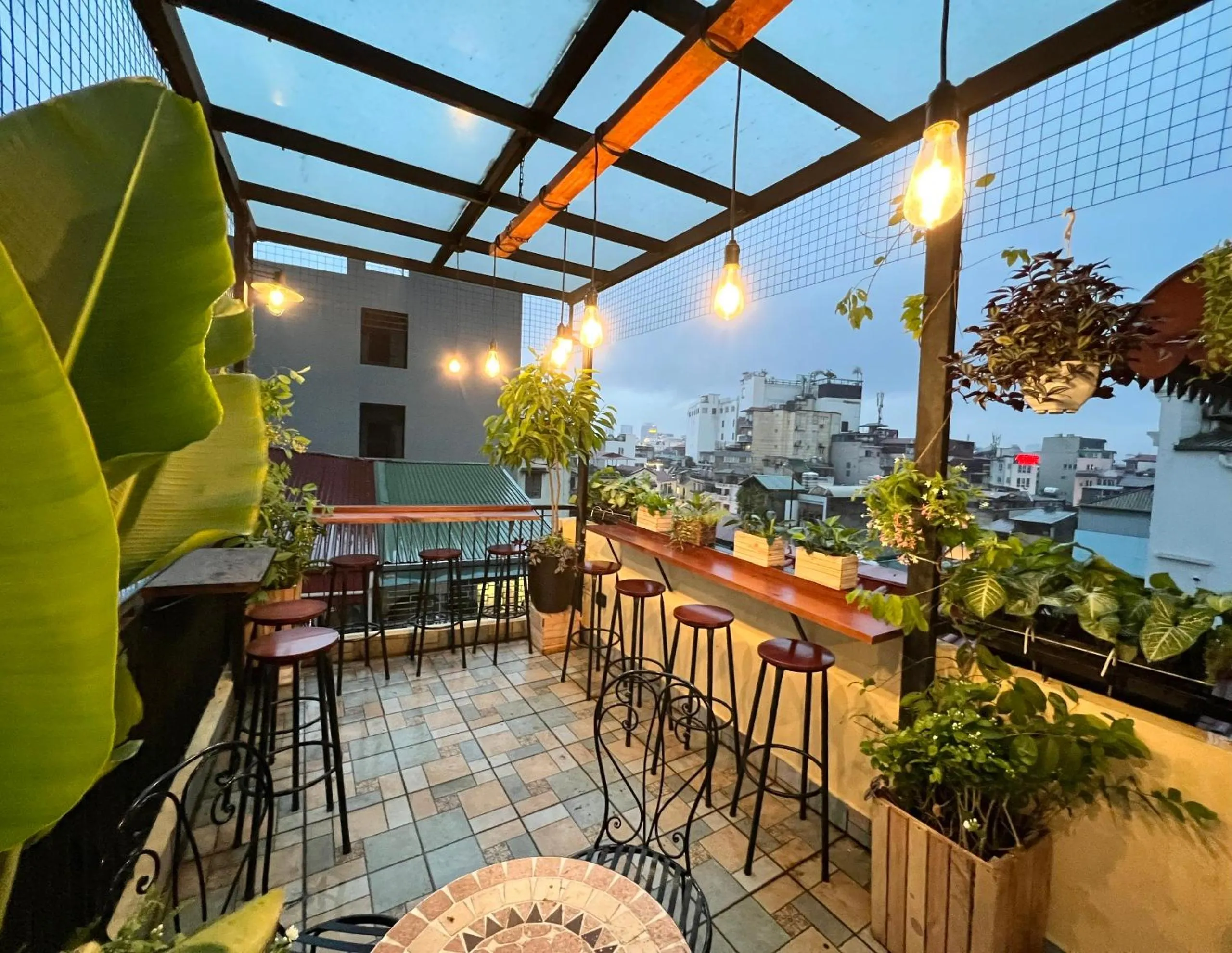 Garden in Hanoi EcoStay 2 hostel