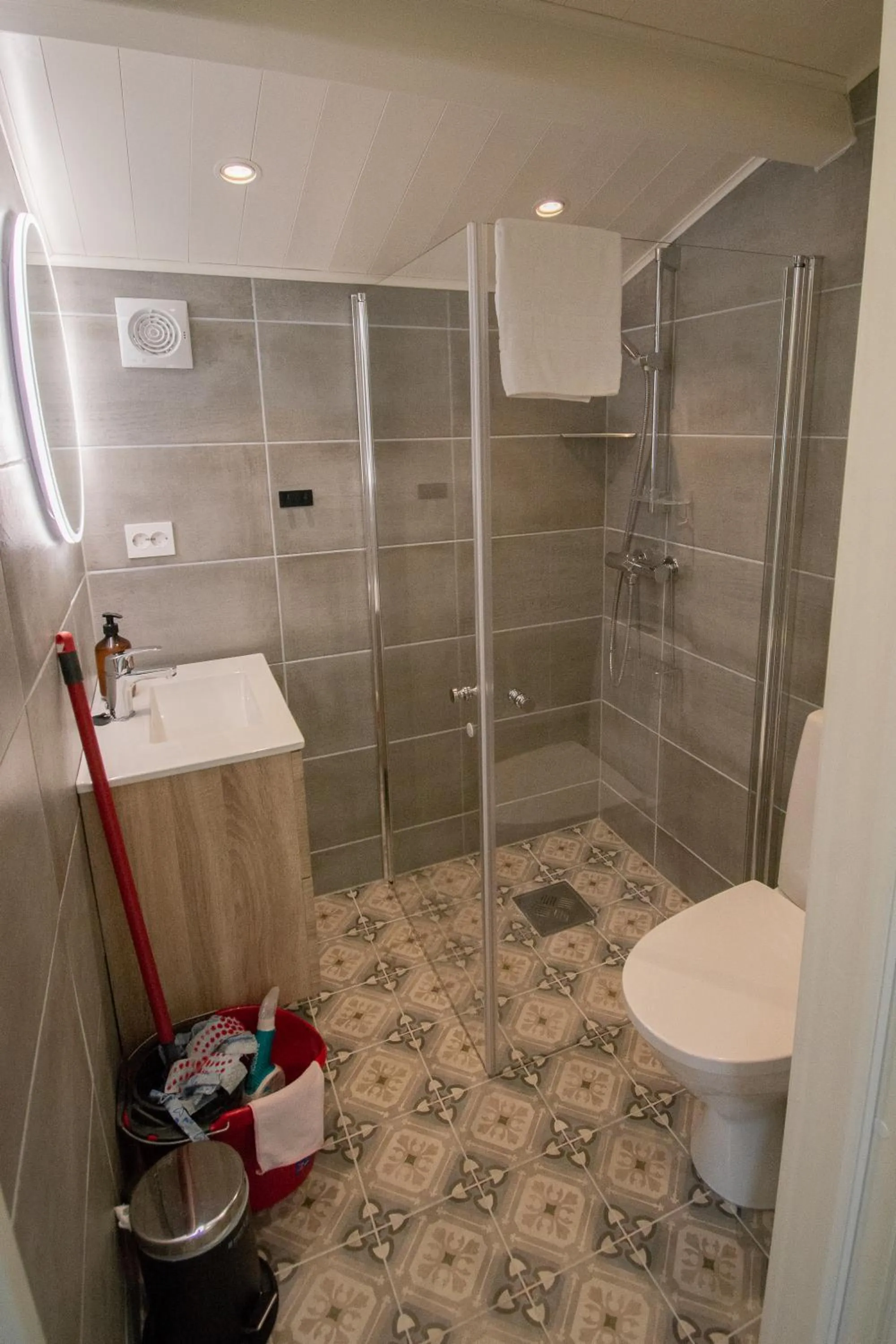 Bathroom in Grande Hytteutleige og Camping