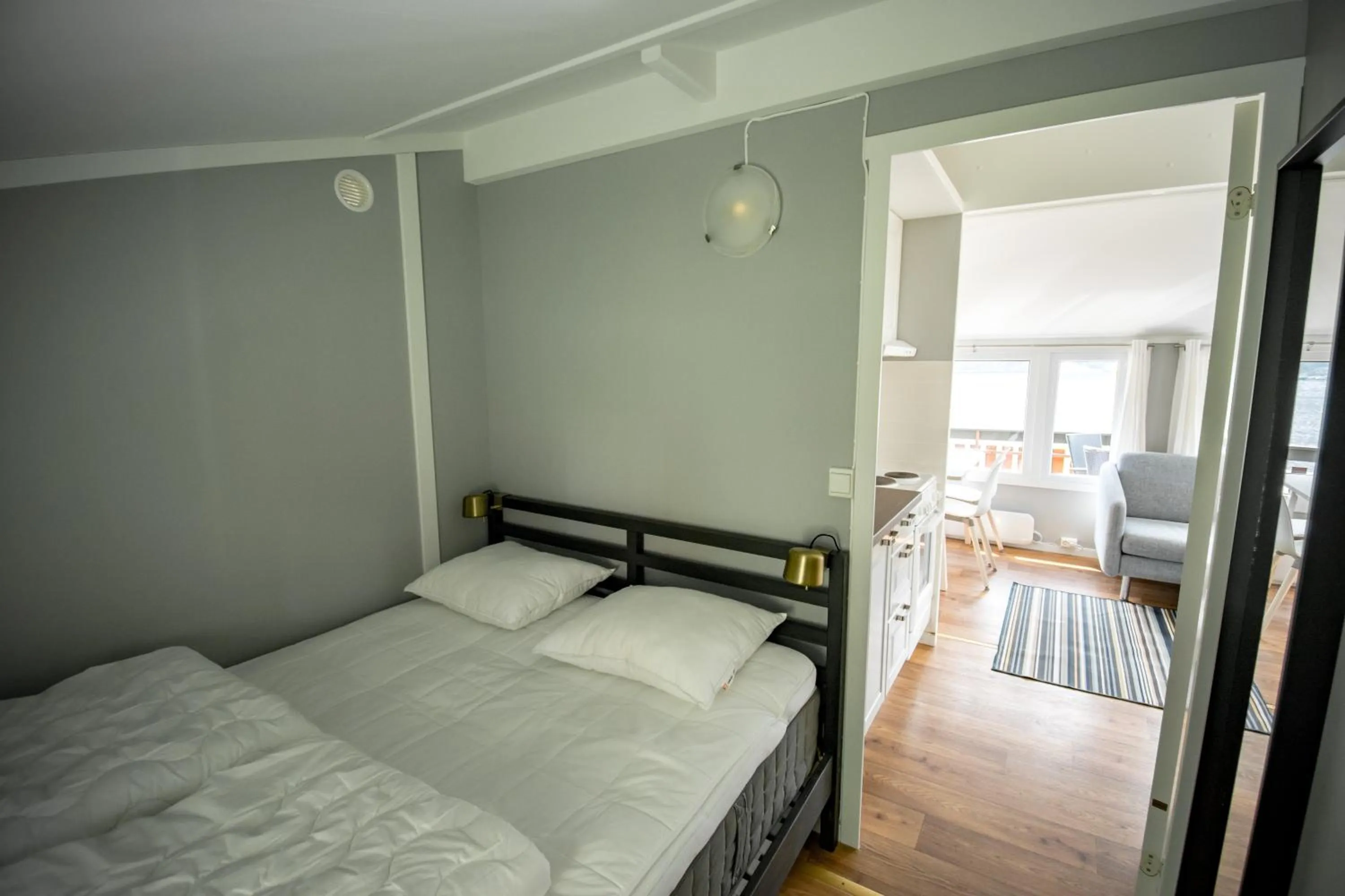 Bedroom, Bed in Grande Hytteutleige og Camping