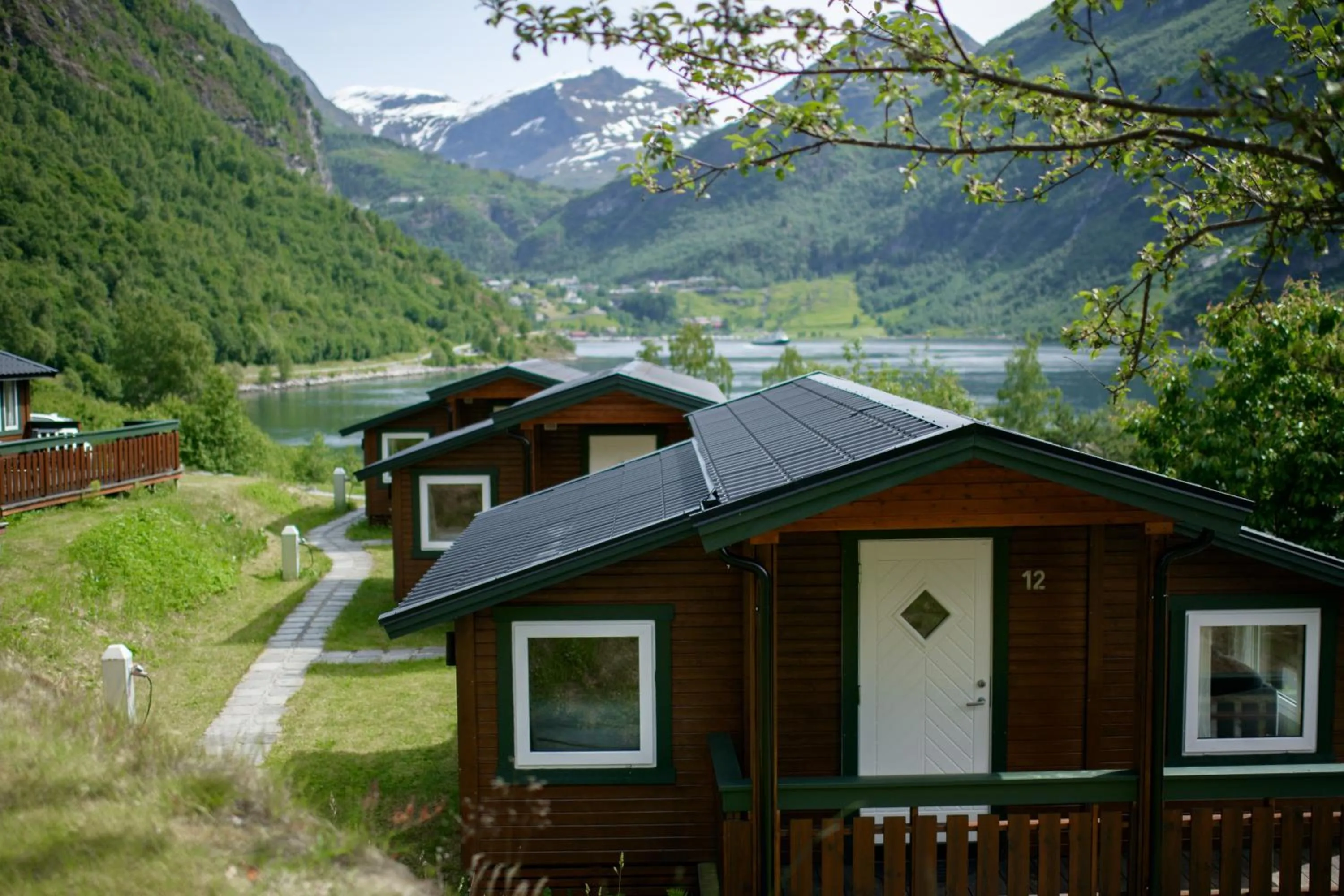 Property building in Grande Hytteutleige og Camping