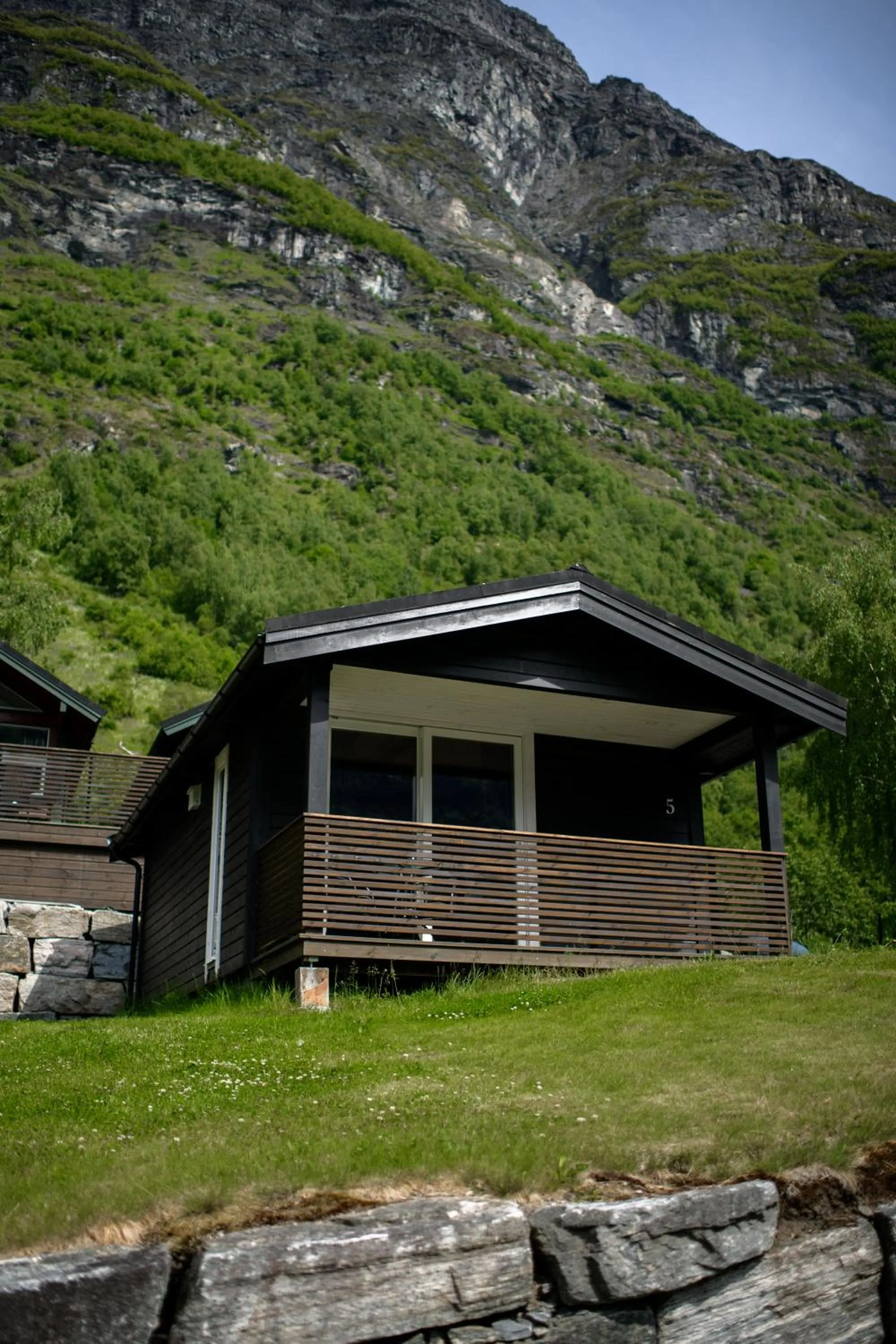 Property building in Grande Hytteutleige og Camping