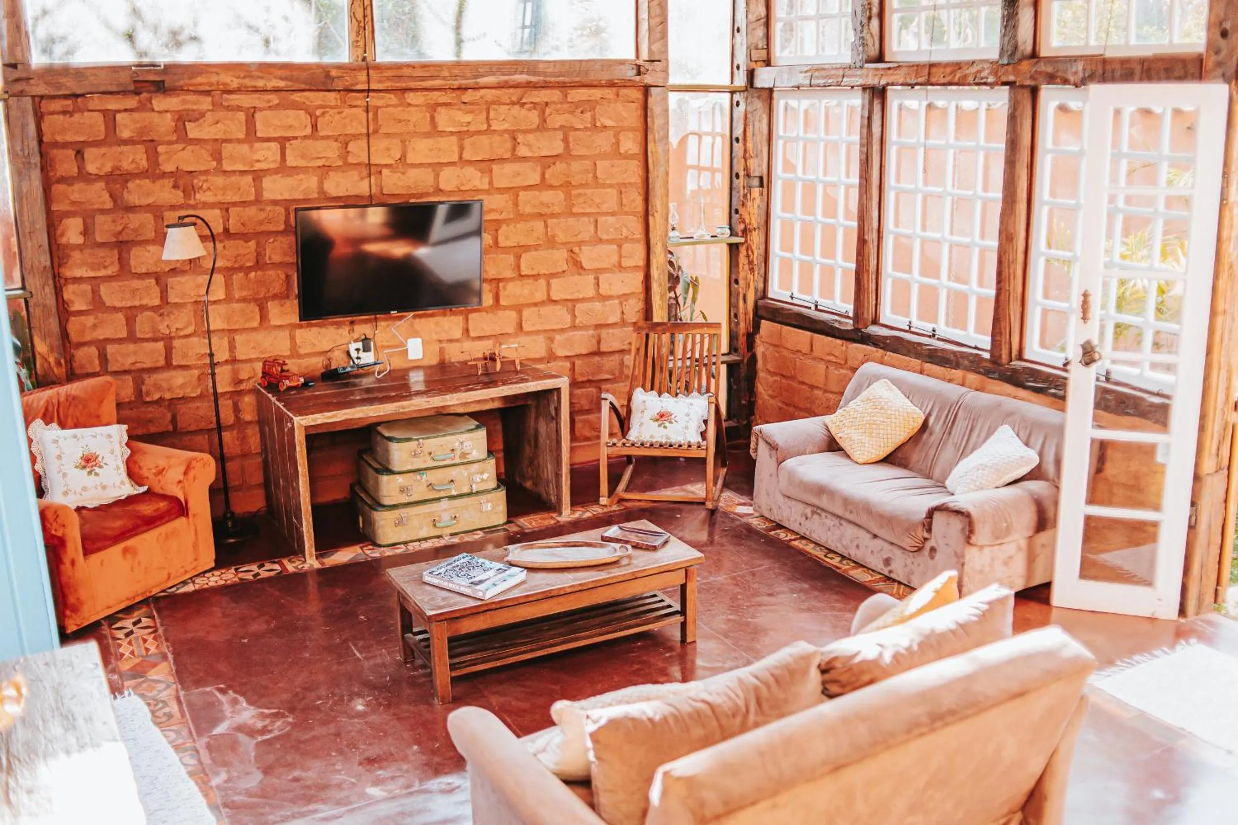 Living room in Pousada d'Oleo de Guignard