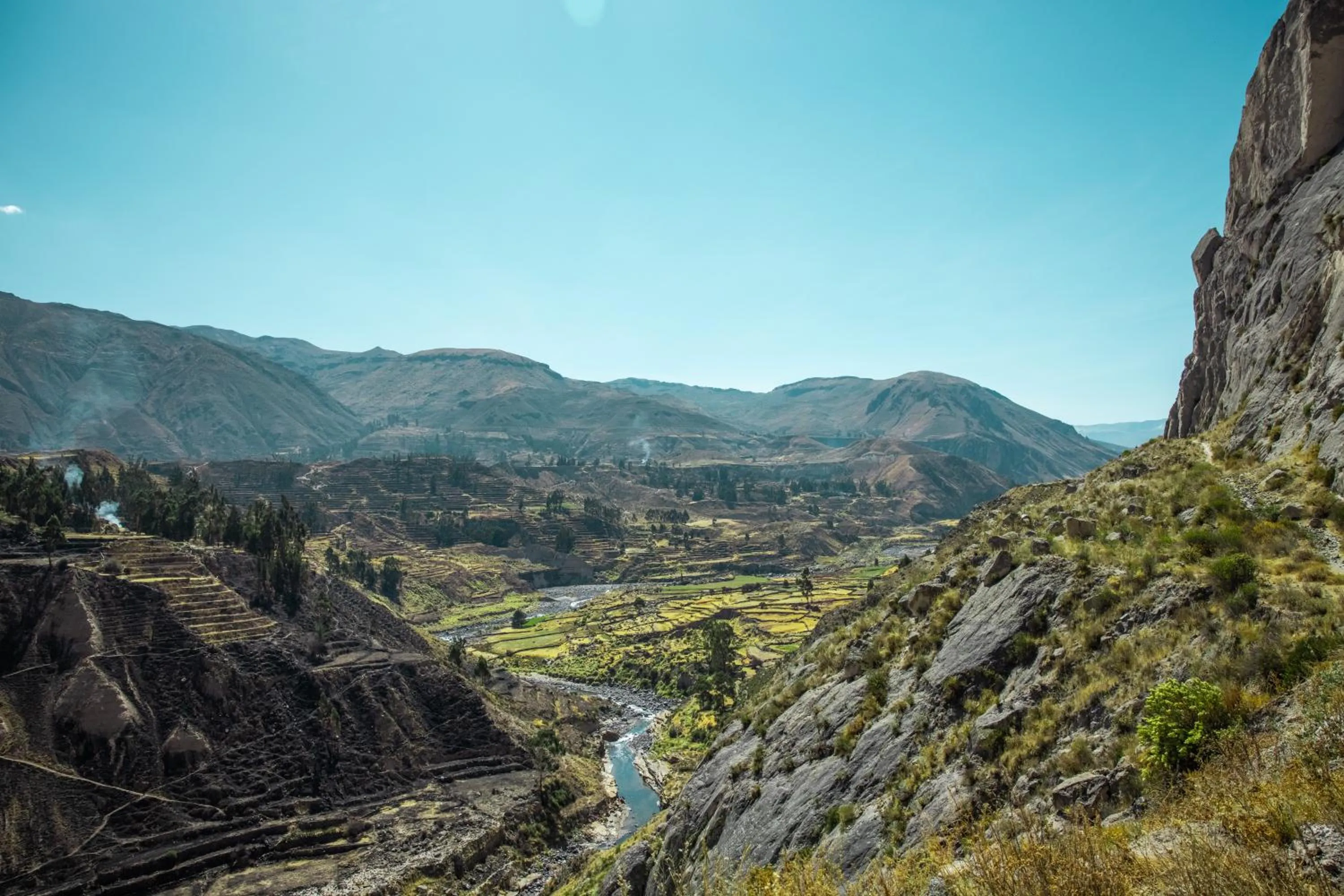 Natural landscape in Tradicion Colca