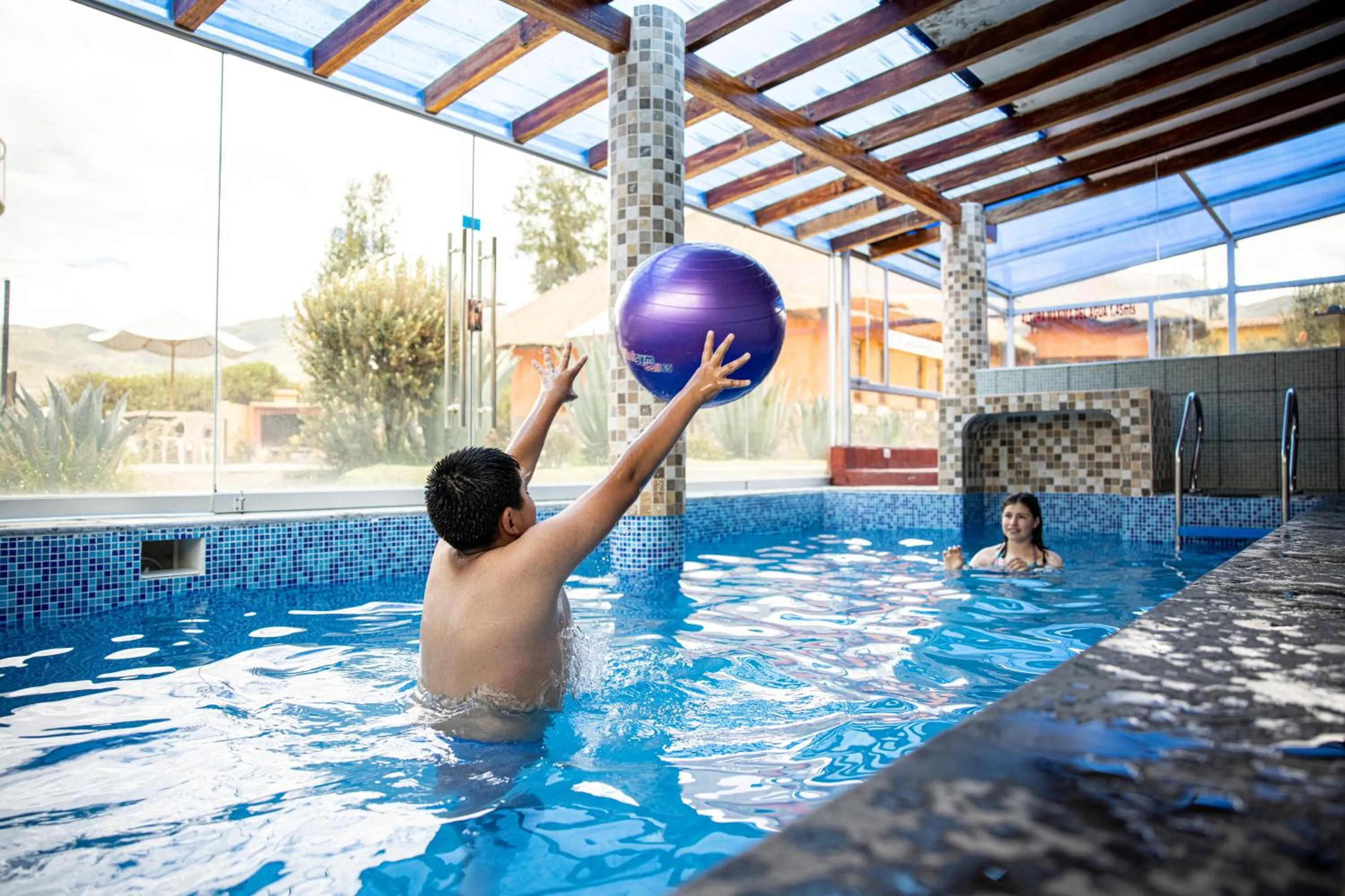Pool view in Tradicion Colca