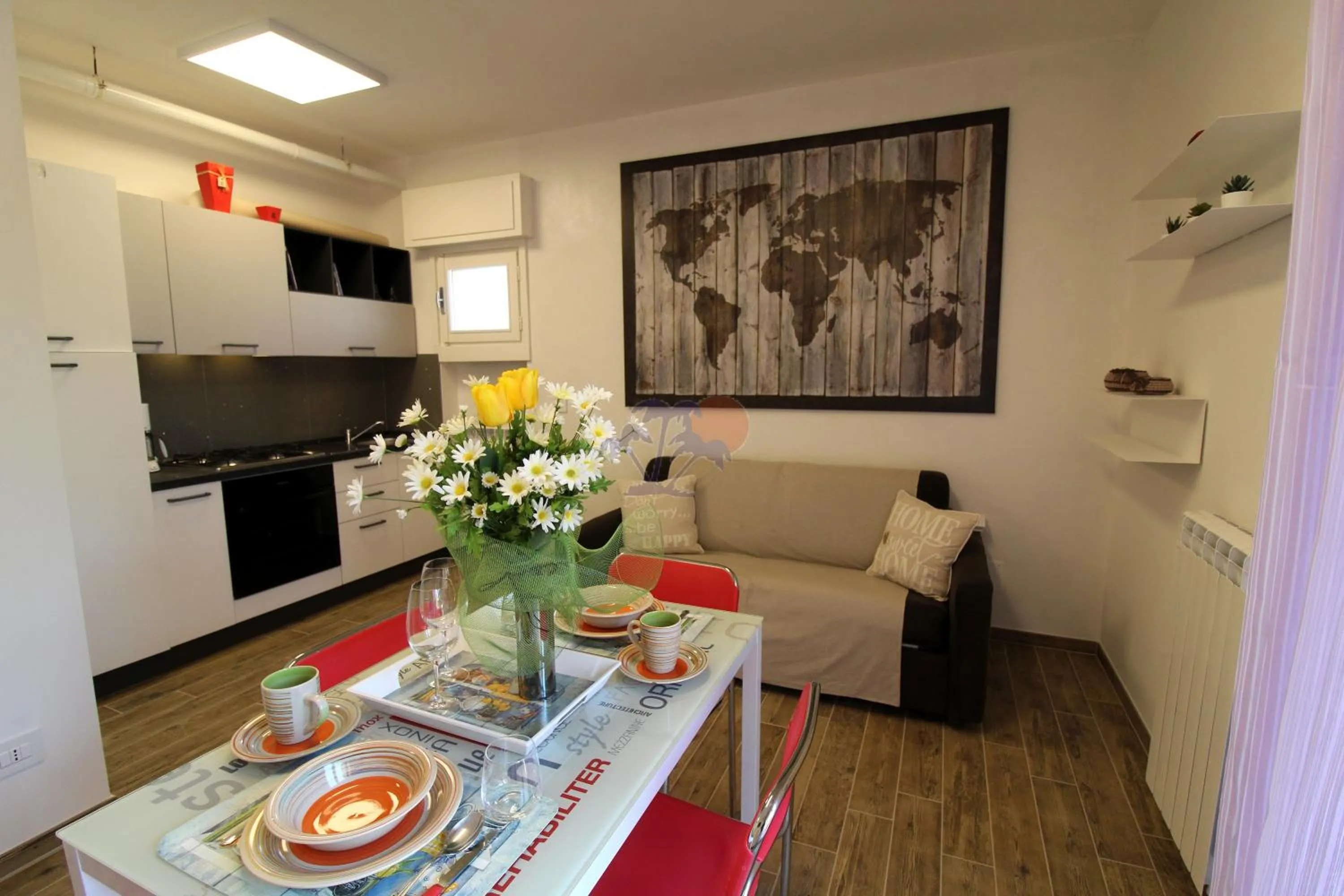 Kitchen or kitchenette in Appartamenti La Madonnina