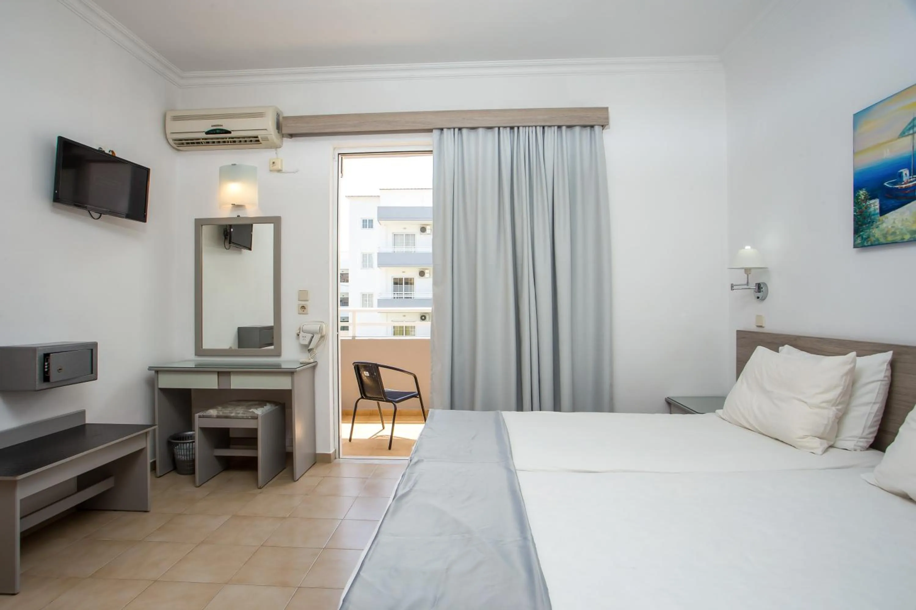 Bedroom, Bed in Tsampika Hotel Faliraki