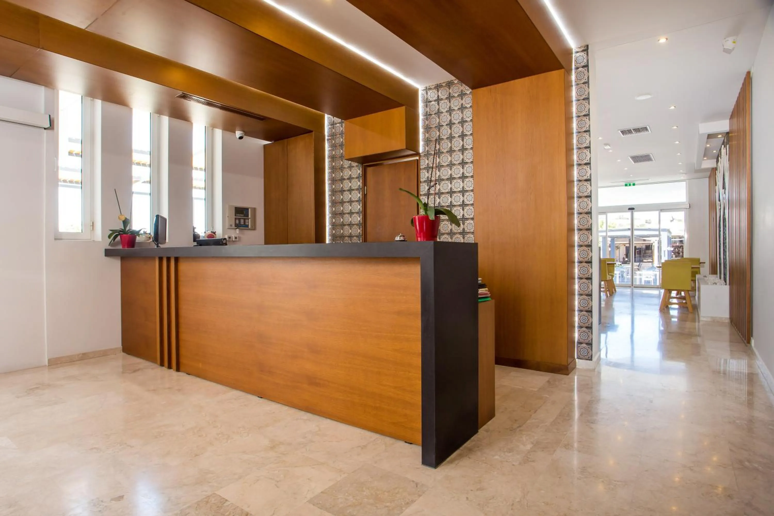 Lobby or reception in Tsampika Hotel Faliraki