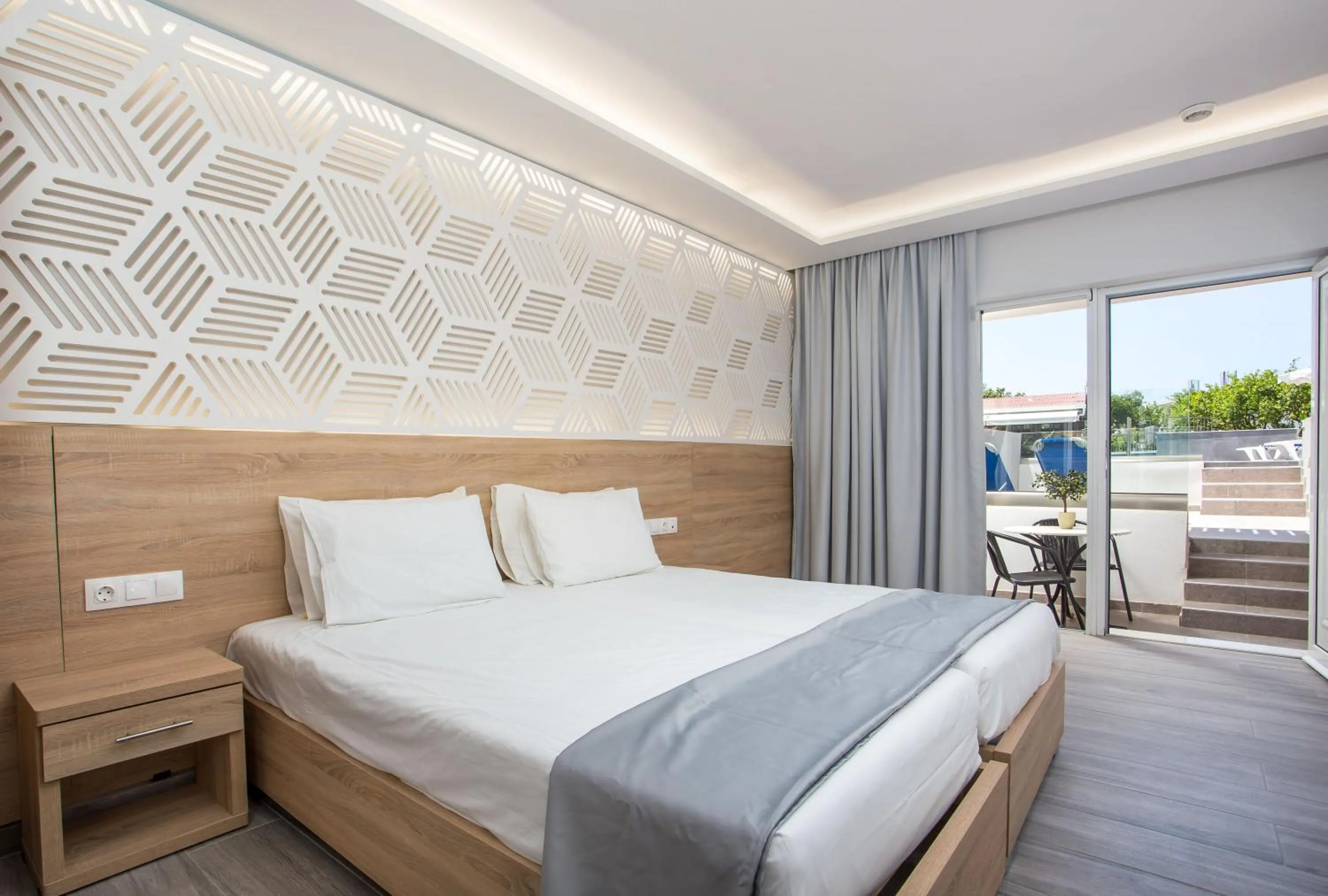 Photo of the whole room, Bed in Tsampika Hotel Faliraki