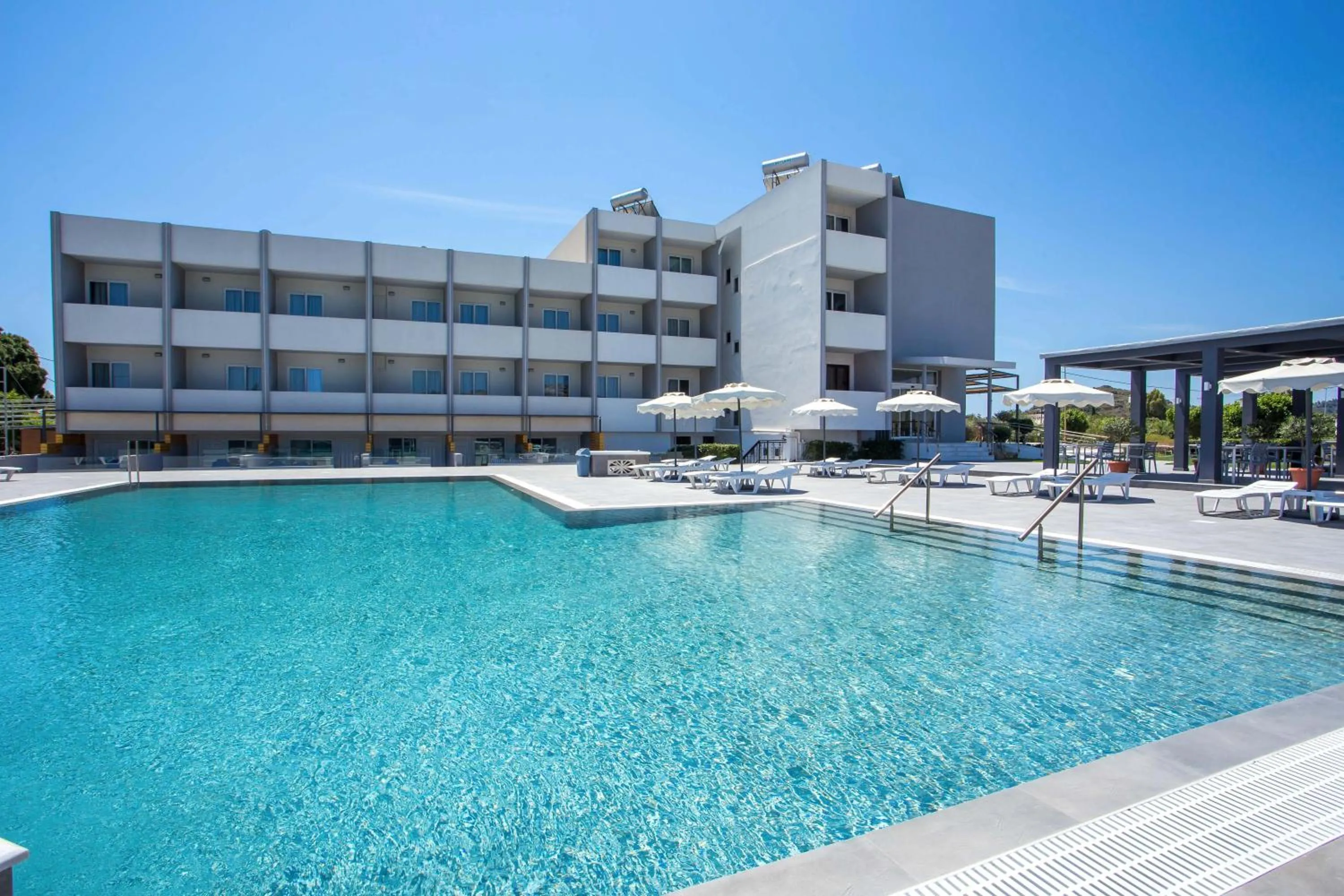 Pool view in Tsampika Hotel Faliraki