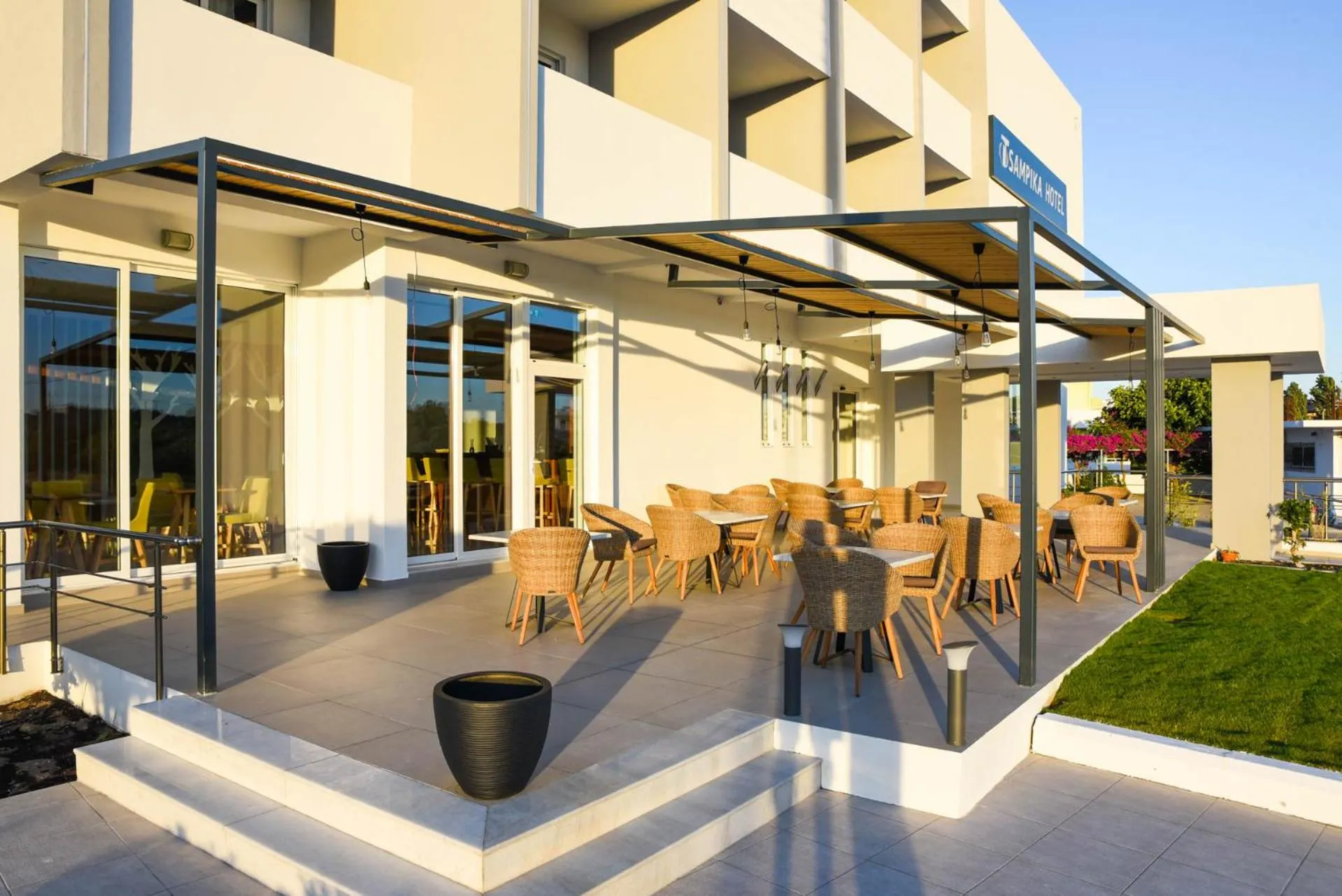 Facade/entrance in Tsampika Hotel Faliraki