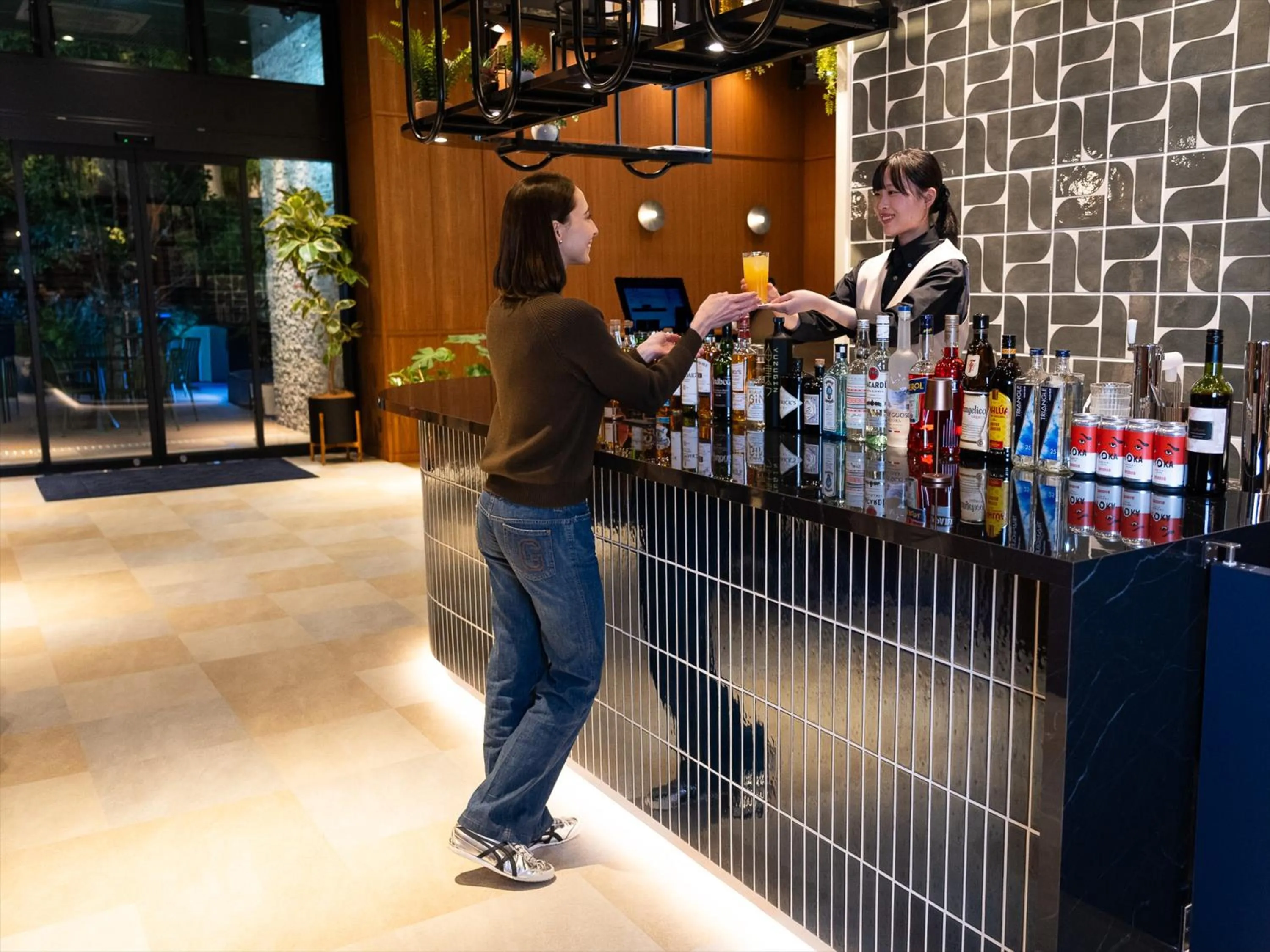 Lounge or bar in Tokyu Stay Hakata