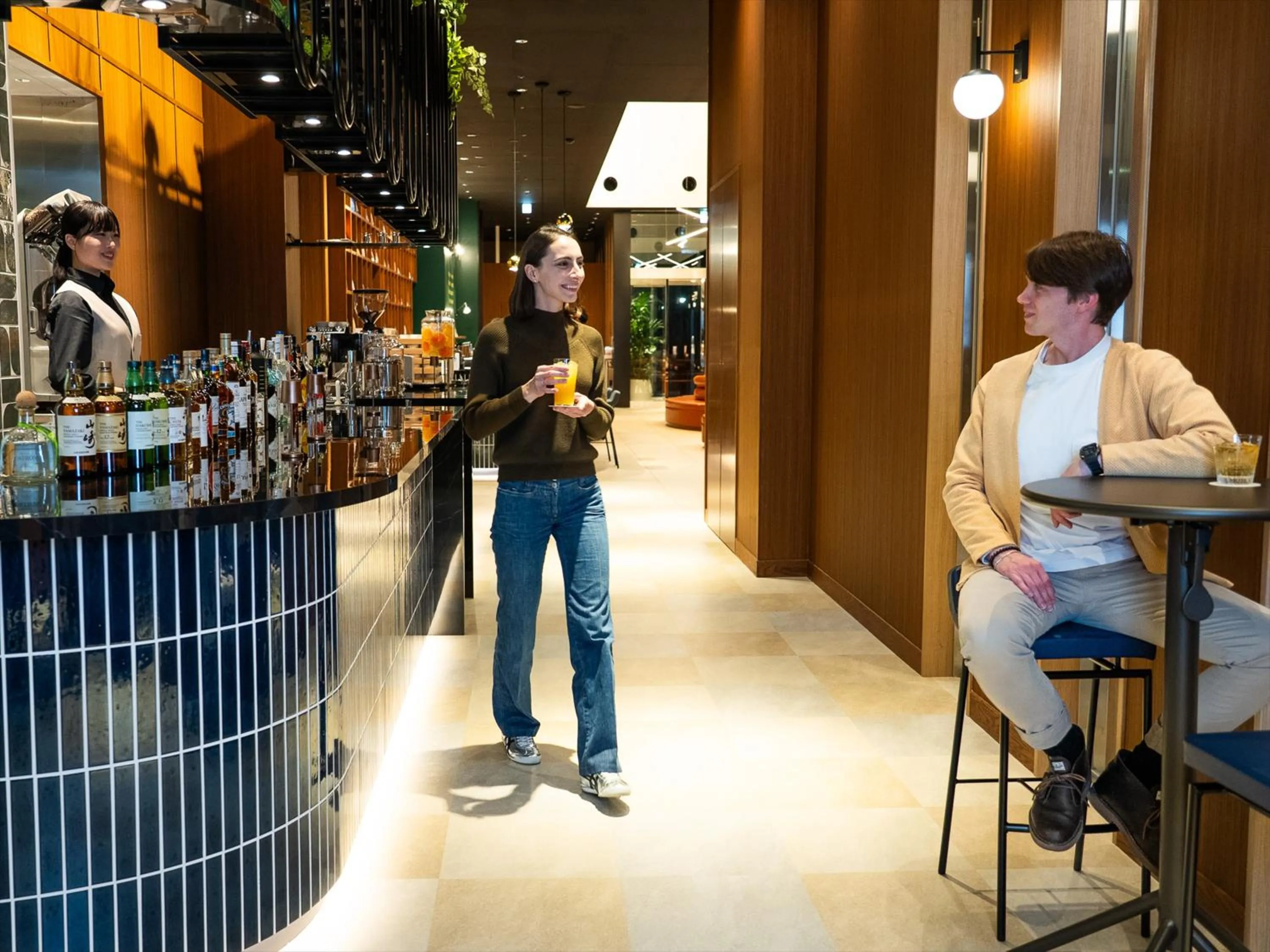 Lounge or bar in Tokyu Stay Hakata