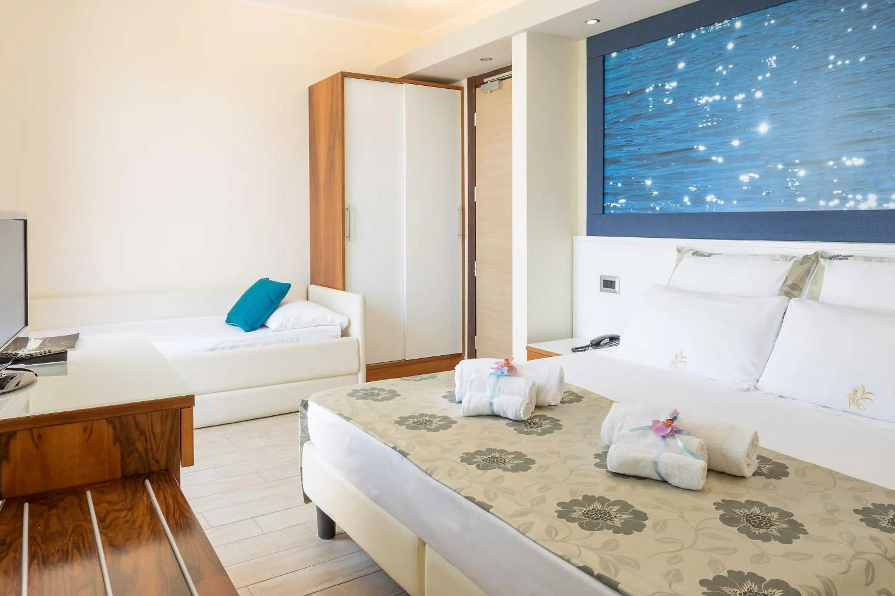 Bed in Hotel Porta Rosa