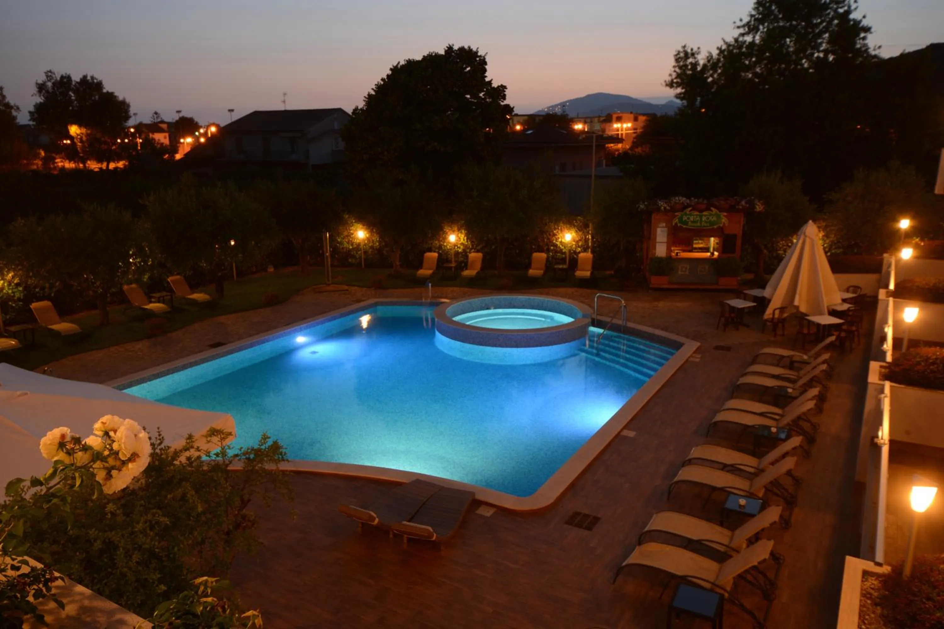 Swimming pool in Hotel Porta Rosa