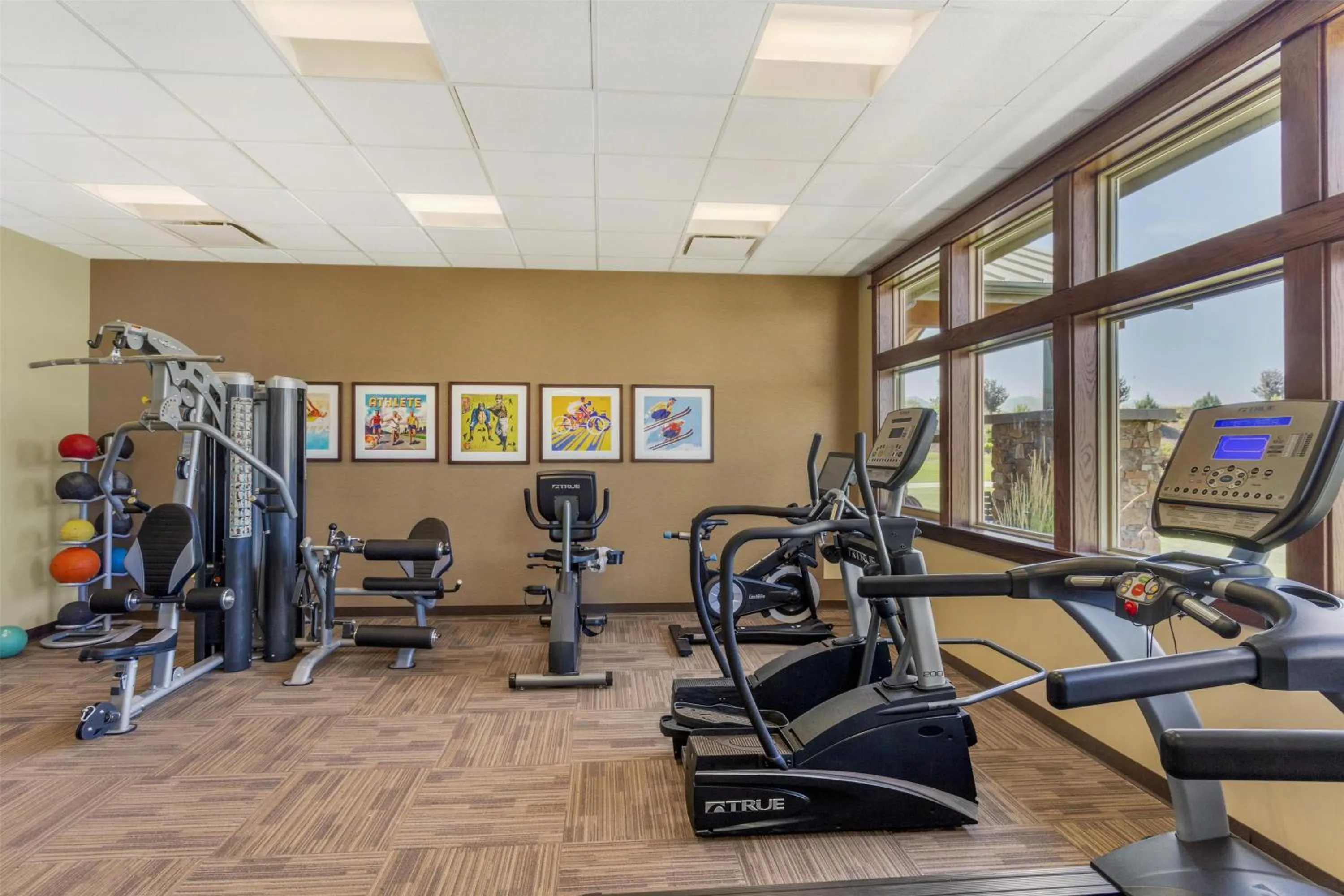 Fitness centre/facilities in Best Western Plus High Country Inn