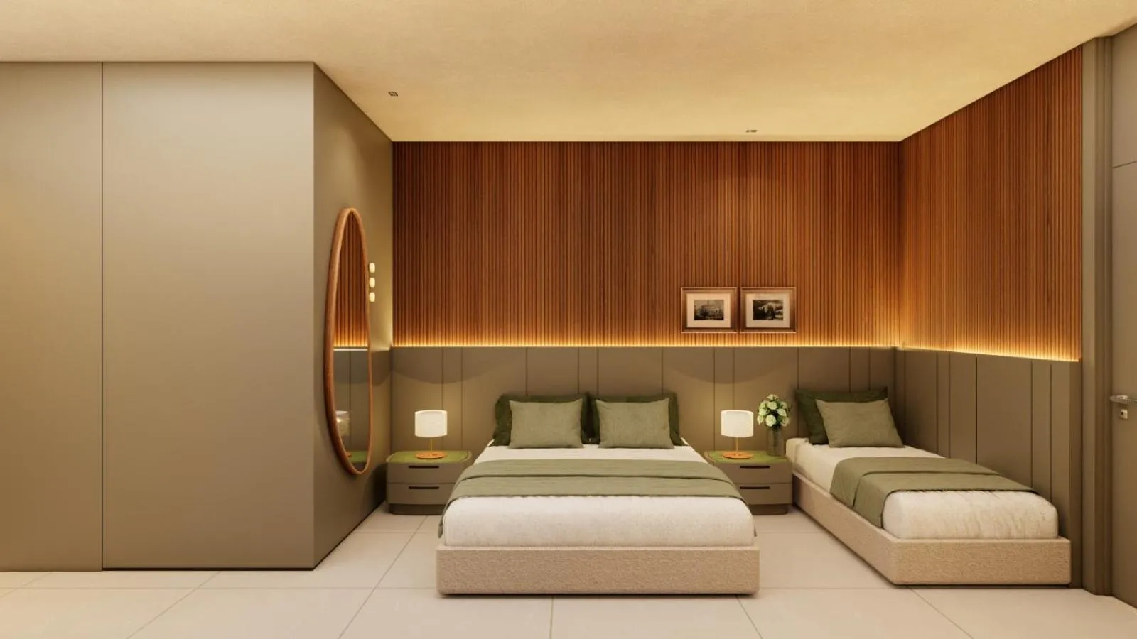 Bed in Verde da Mata Hotel