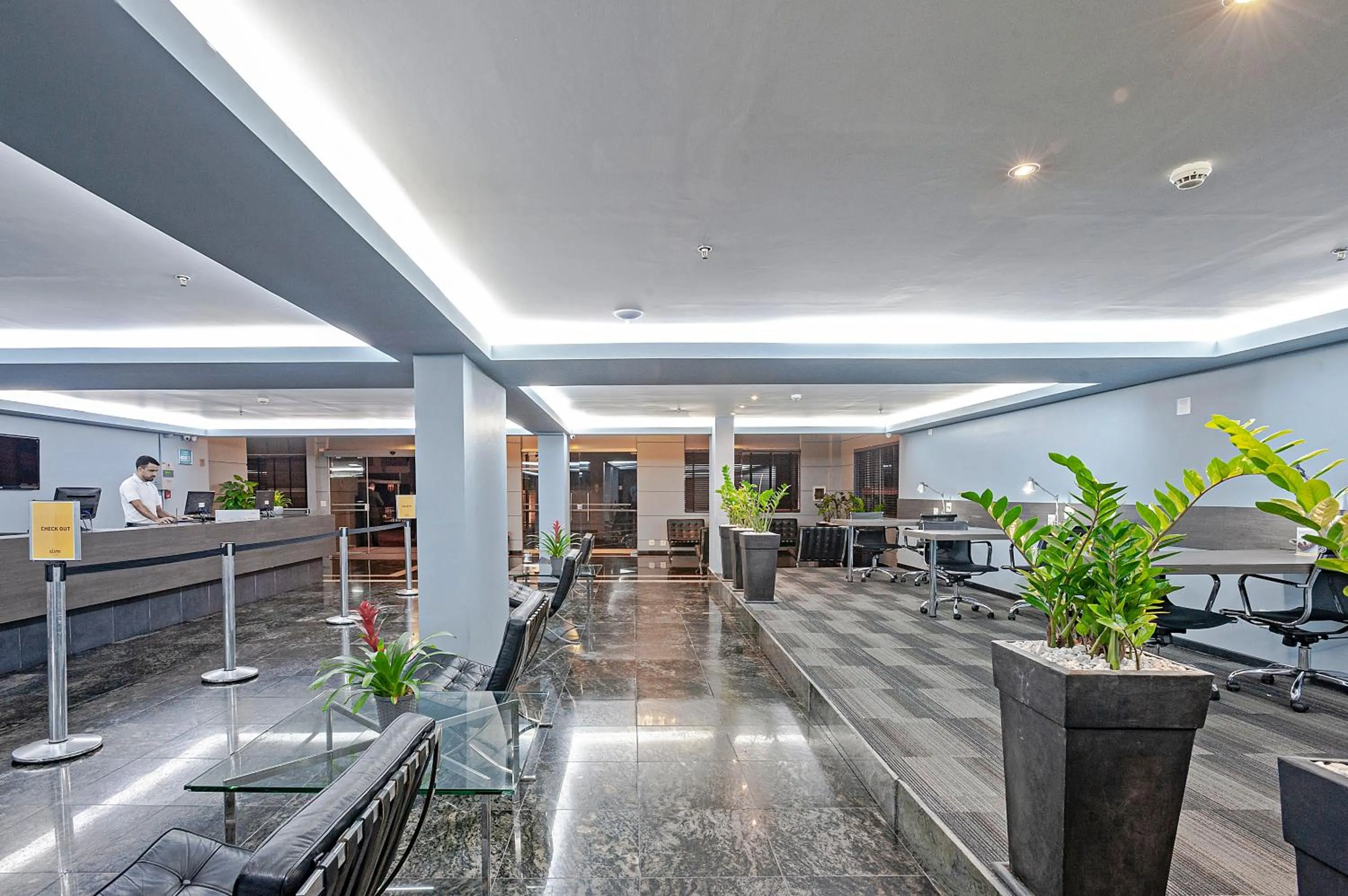 Lobby or reception in Slim São Paulo Congonhas
