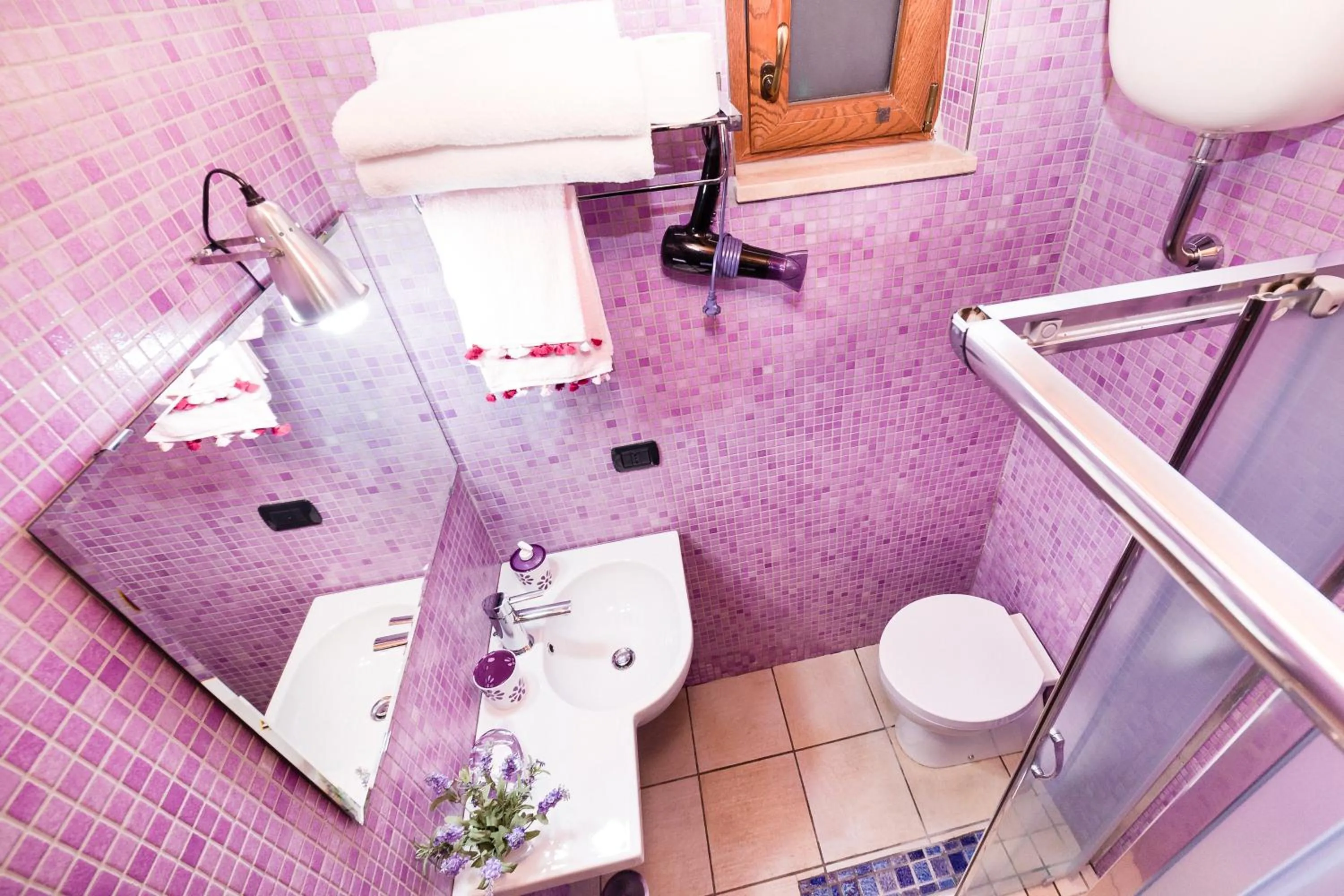 Shower in B&B La Casa Di Plinio