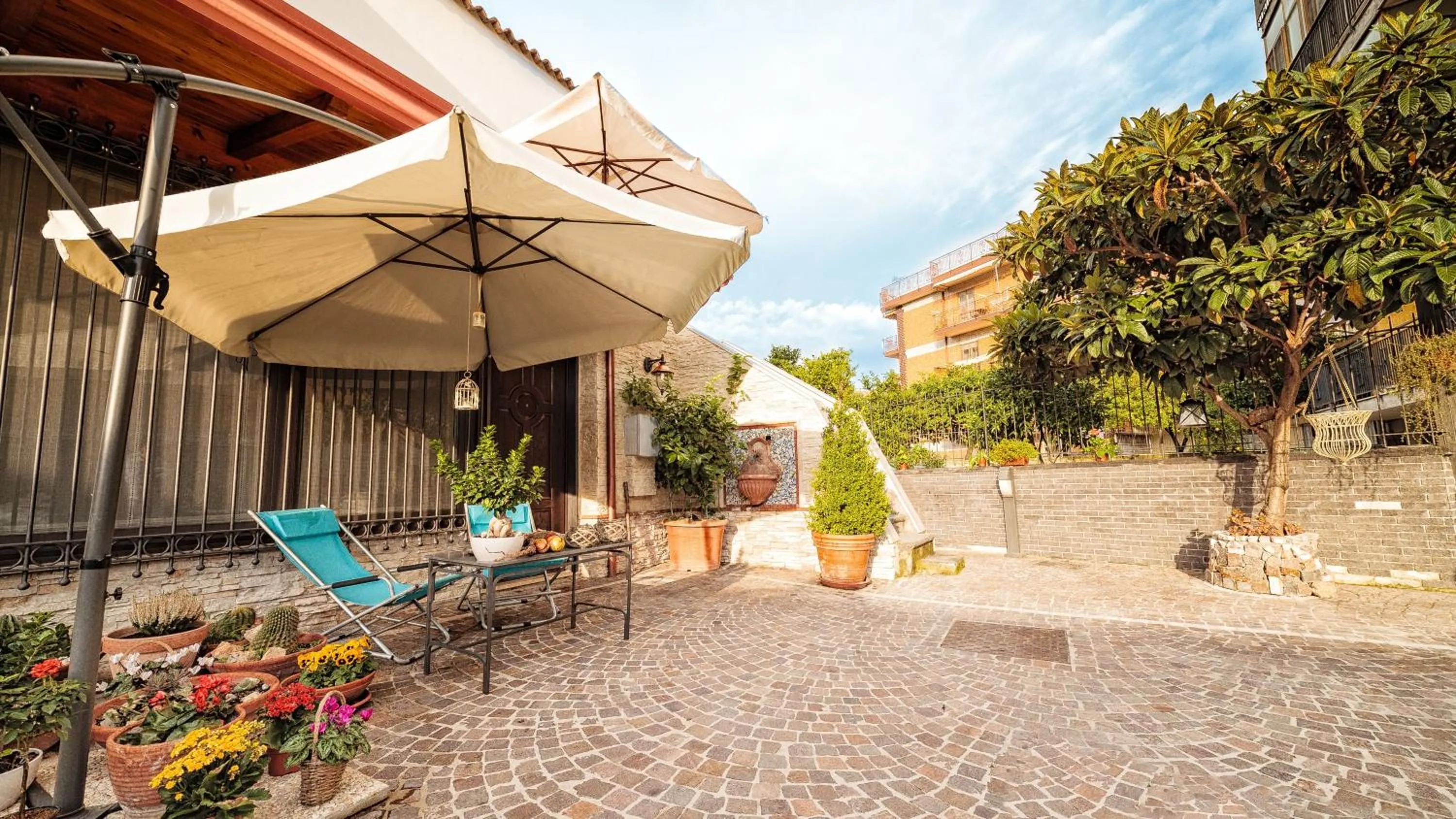 Patio in B&B La Casa Di Plinio