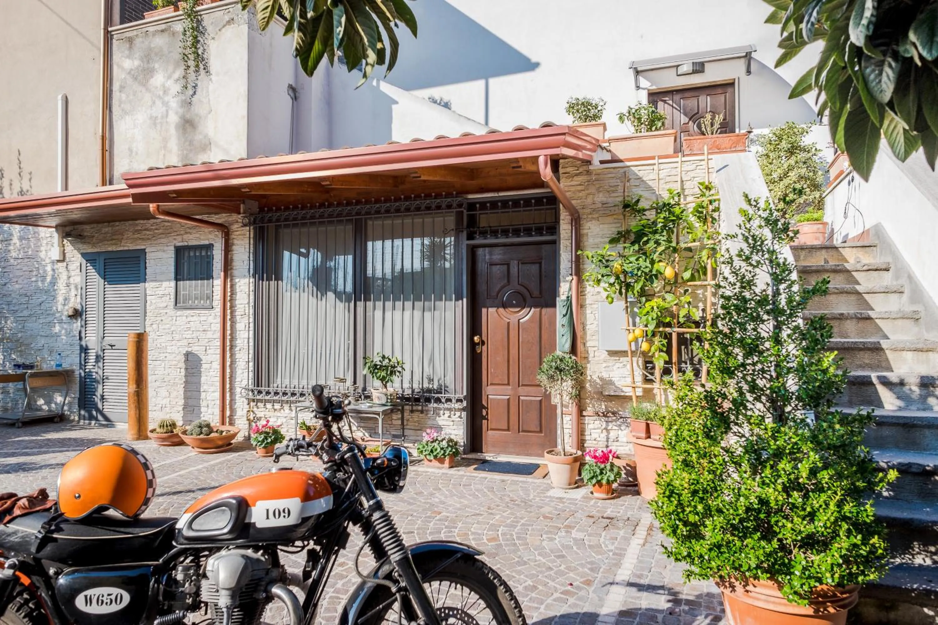 Patio in B&B La Casa Di Plinio