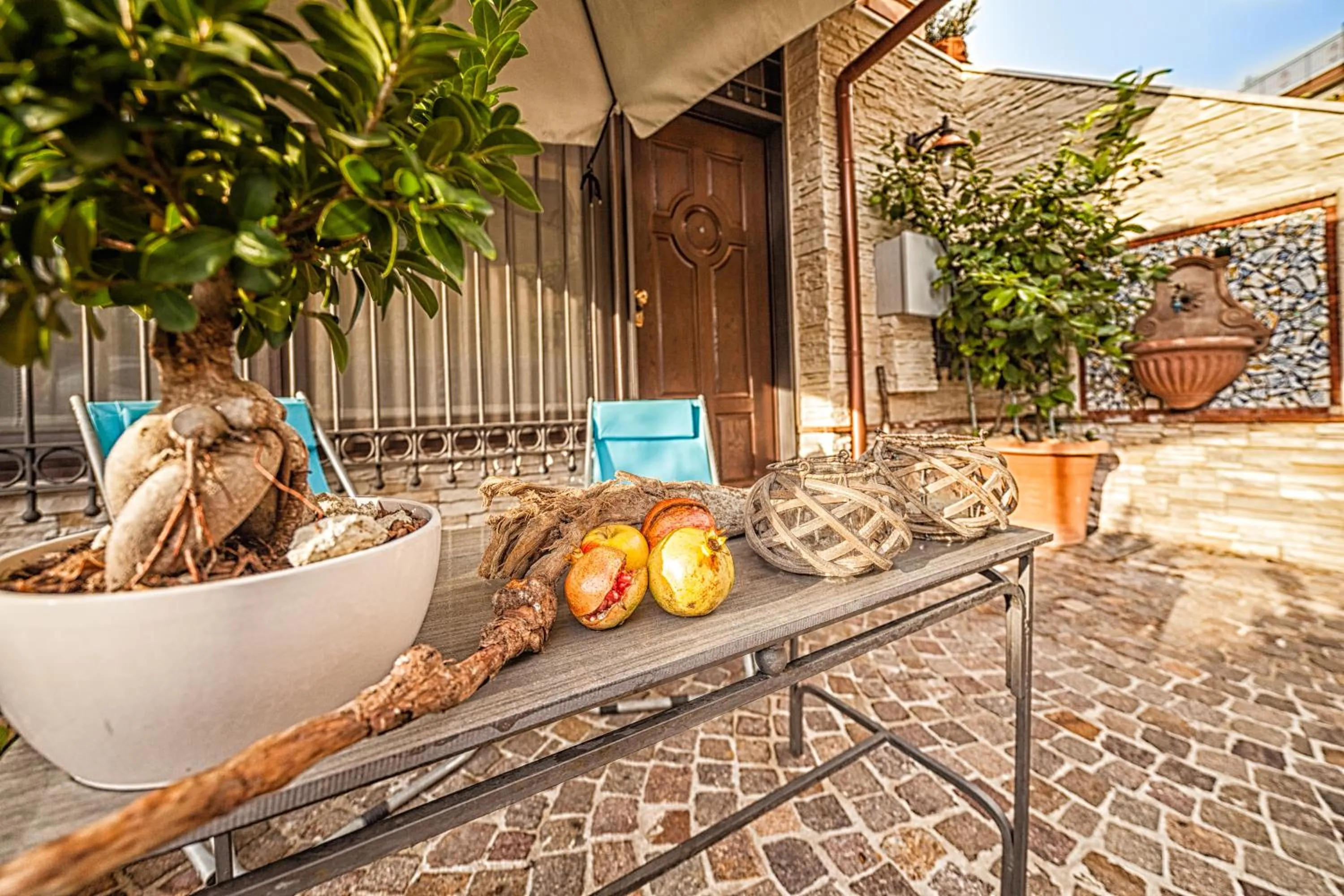 Patio in B&B La Casa Di Plinio