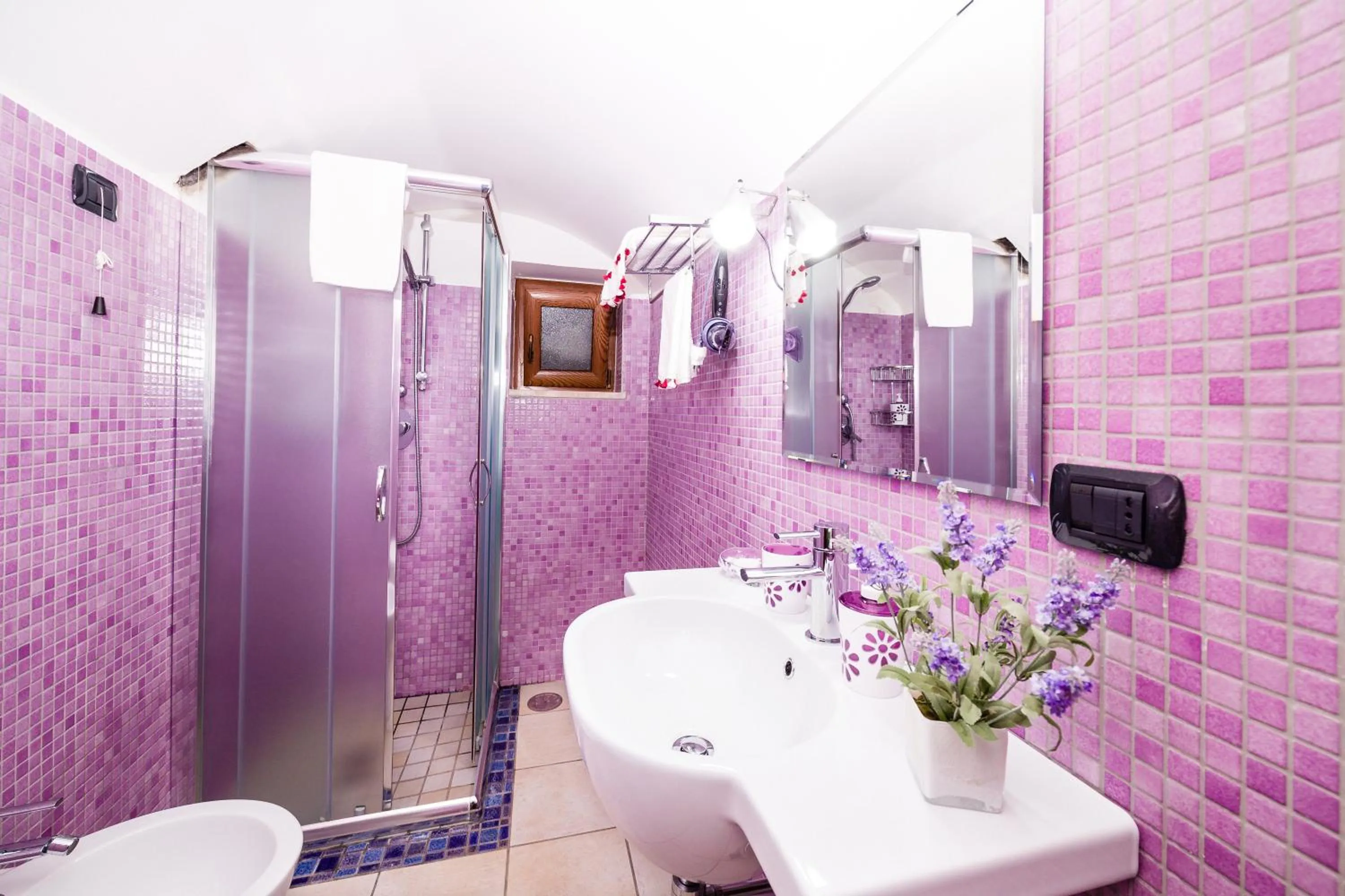 Shower in B&B La Casa Di Plinio