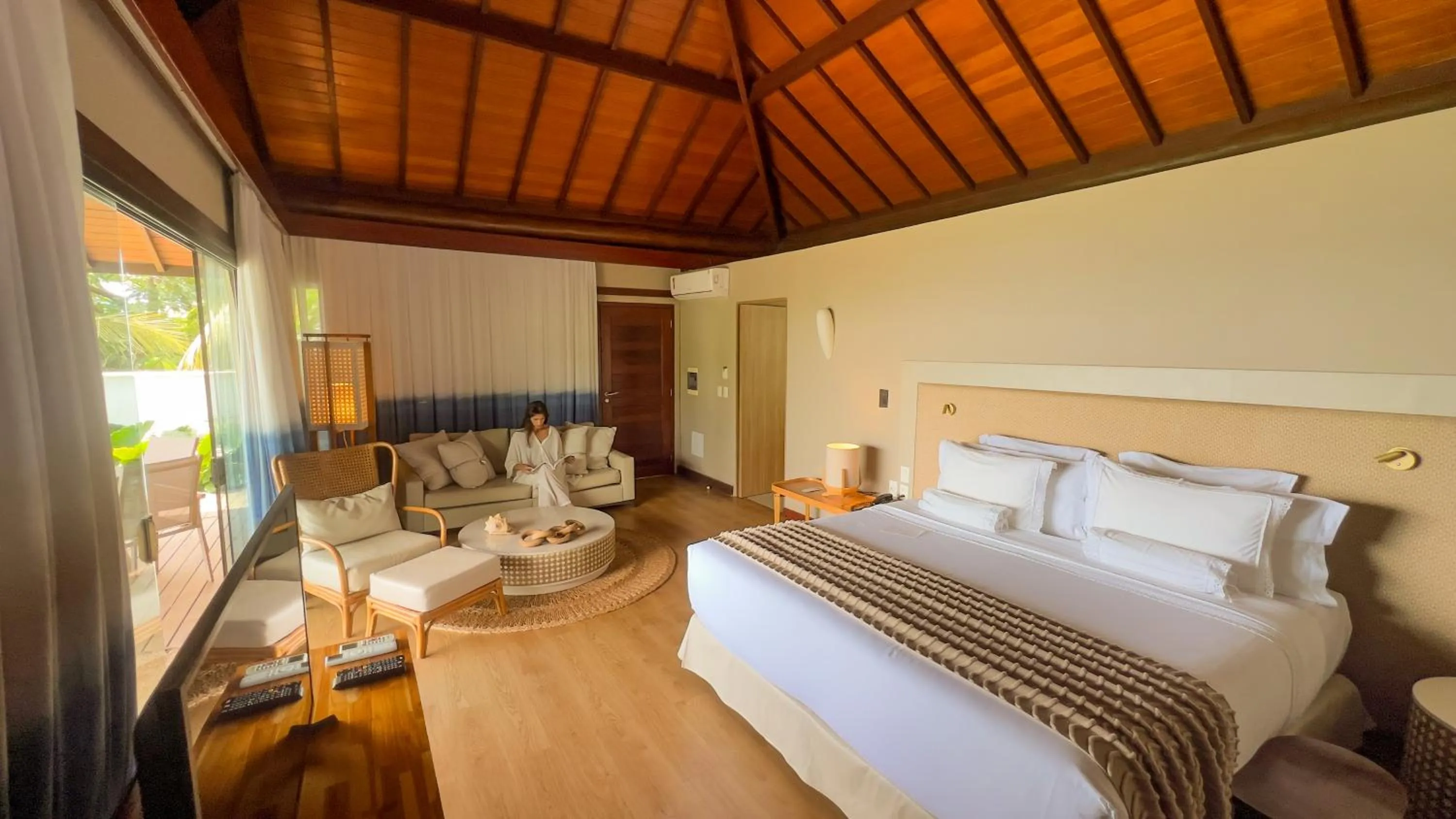 Bed in Pousada Morena