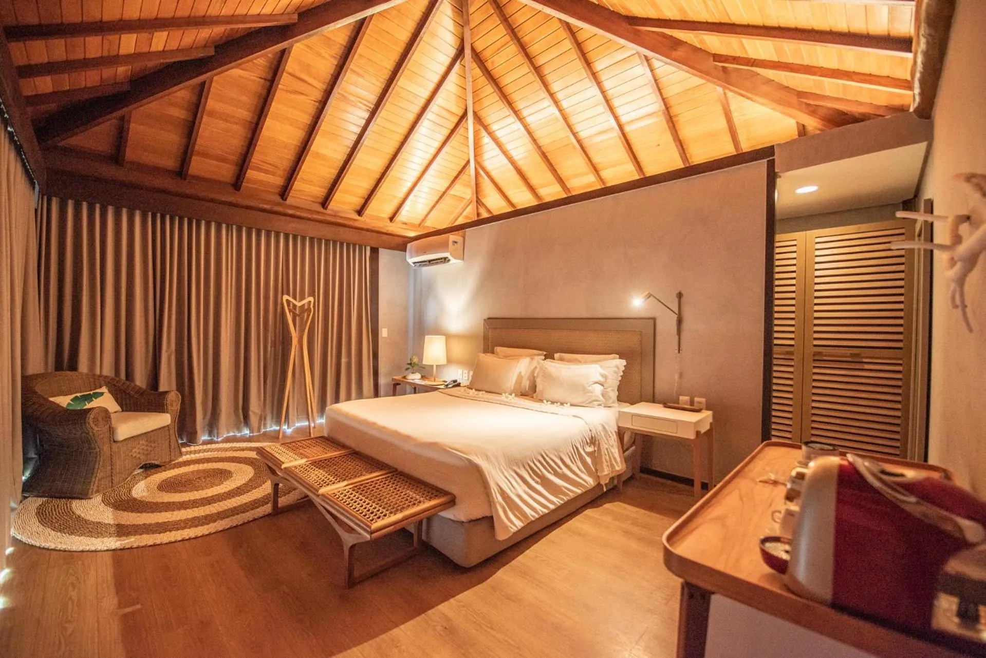 Bed in Pousada Morena