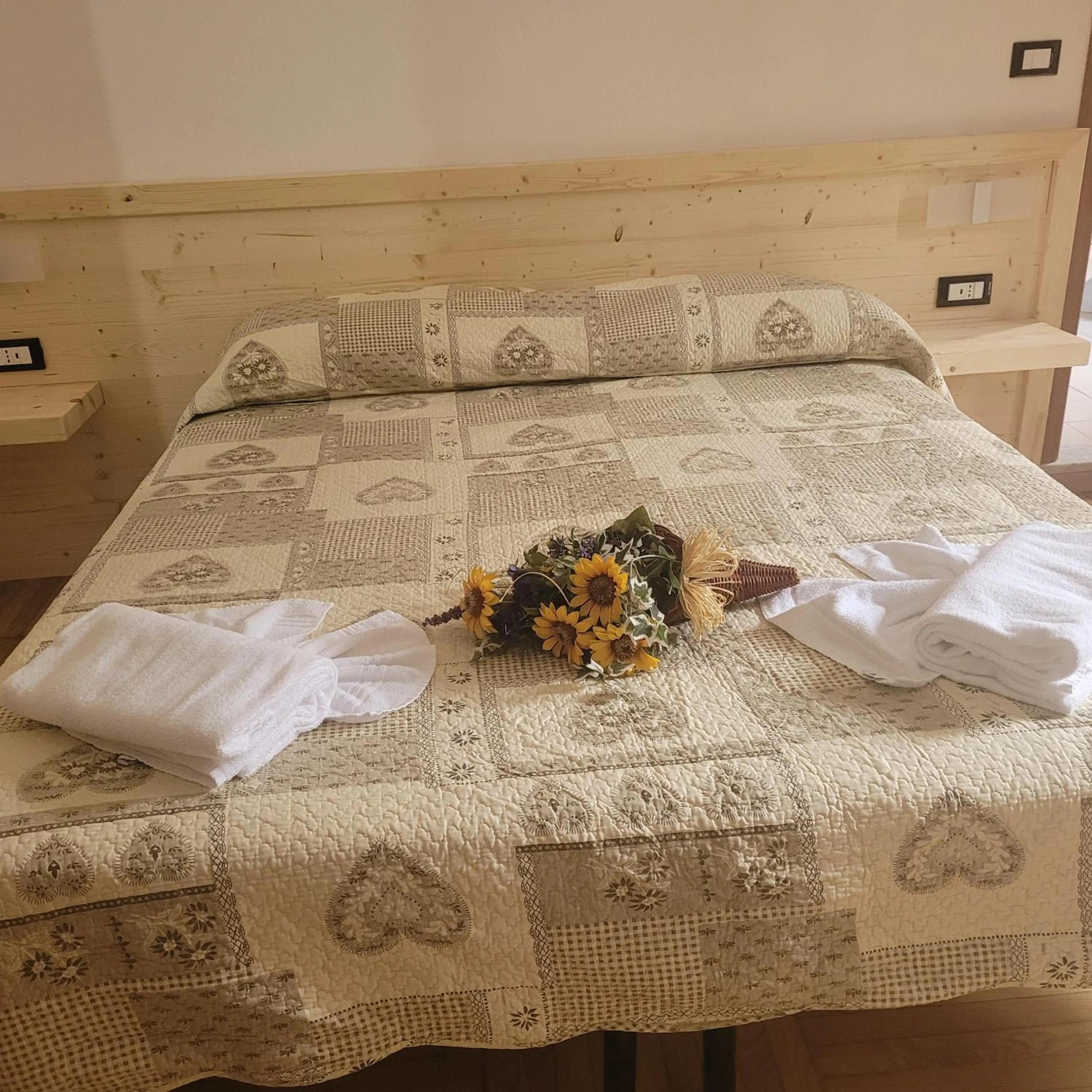 Bed in Chalet Monte Nebius
