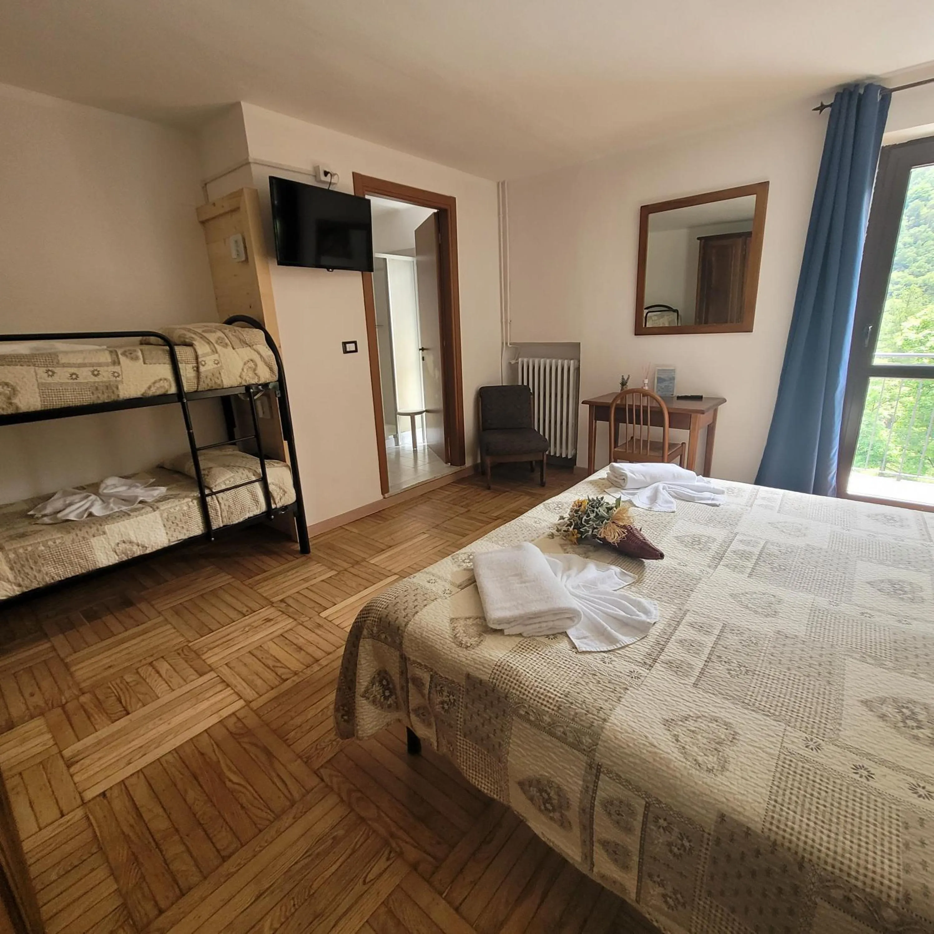 Bed in Chalet Monte Nebius