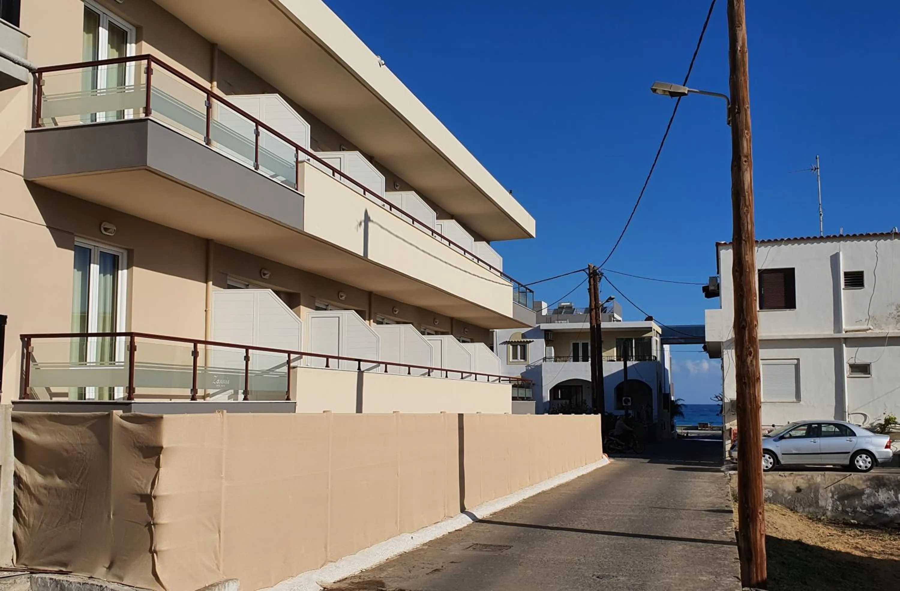 Street view in Zannis Hotel